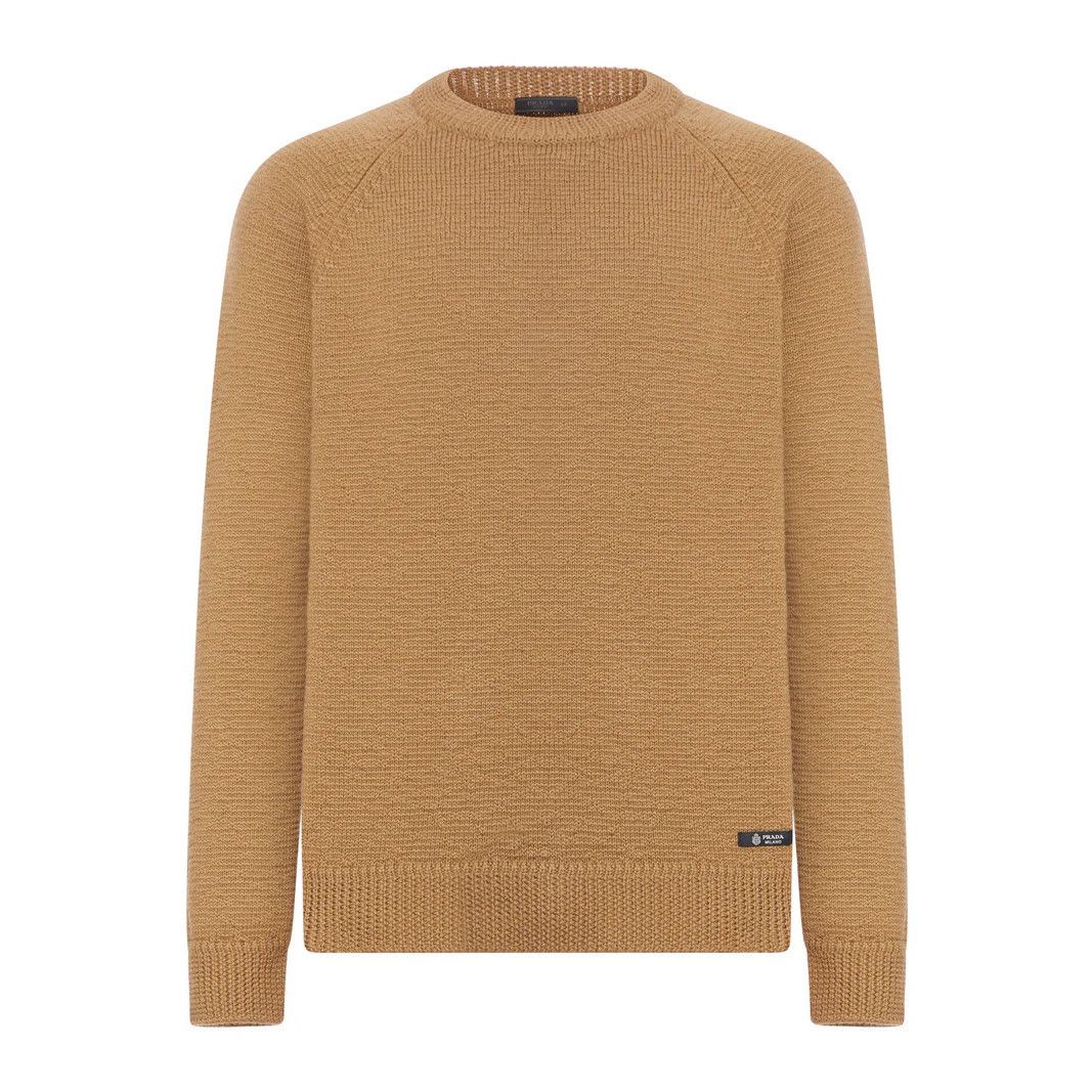 Prada PRADA Camel Wool Sweater New & Authentic (Men's size:XL;) Size US XL / EU 56 / 4 - 1 Preview