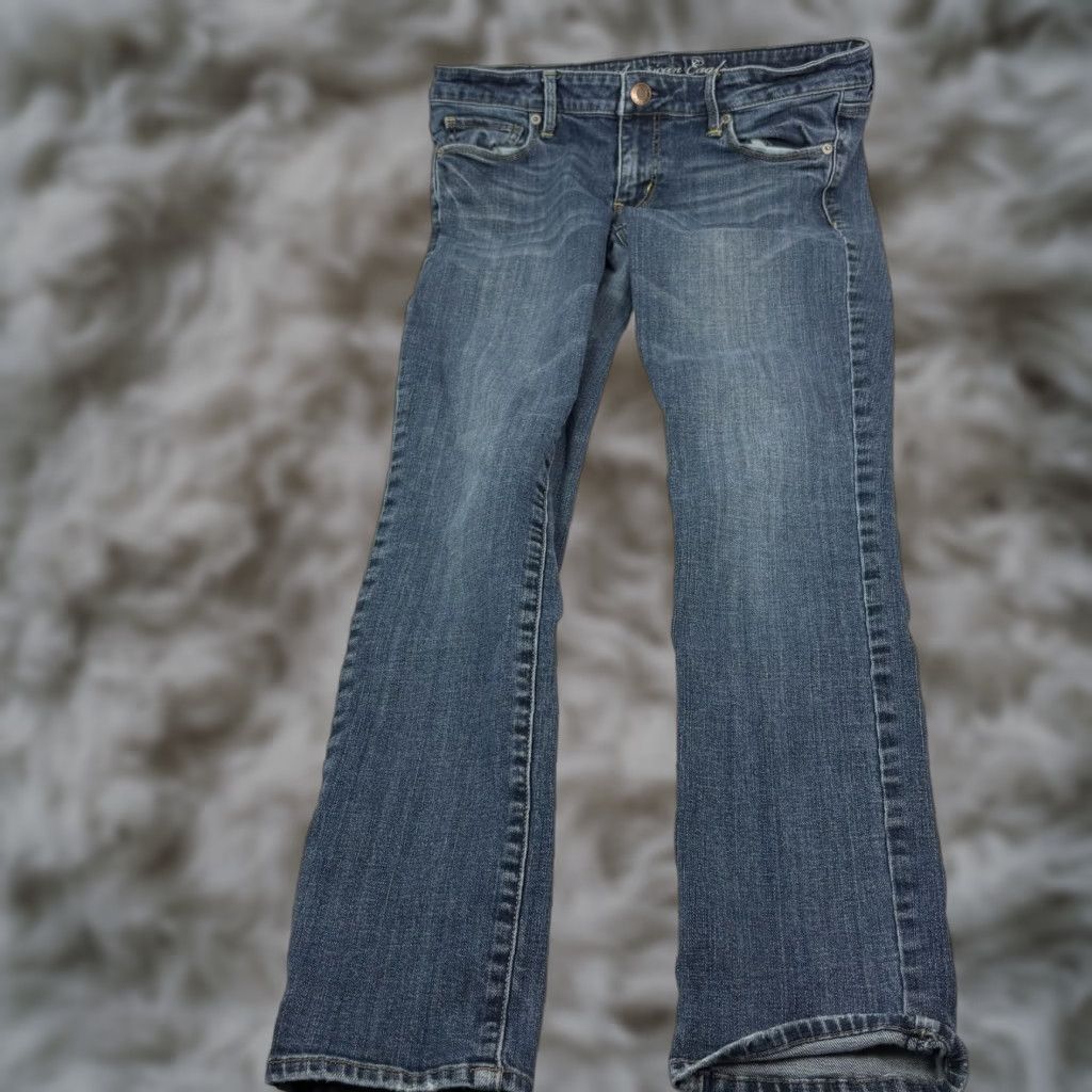 American Eagle Outfitters American Eagle Outfitters Jeans Womens 6 Low Rise Skinny Stretch 31x27 Denim Size 28" / US 6 / IT 42 - 1 Thumbnail