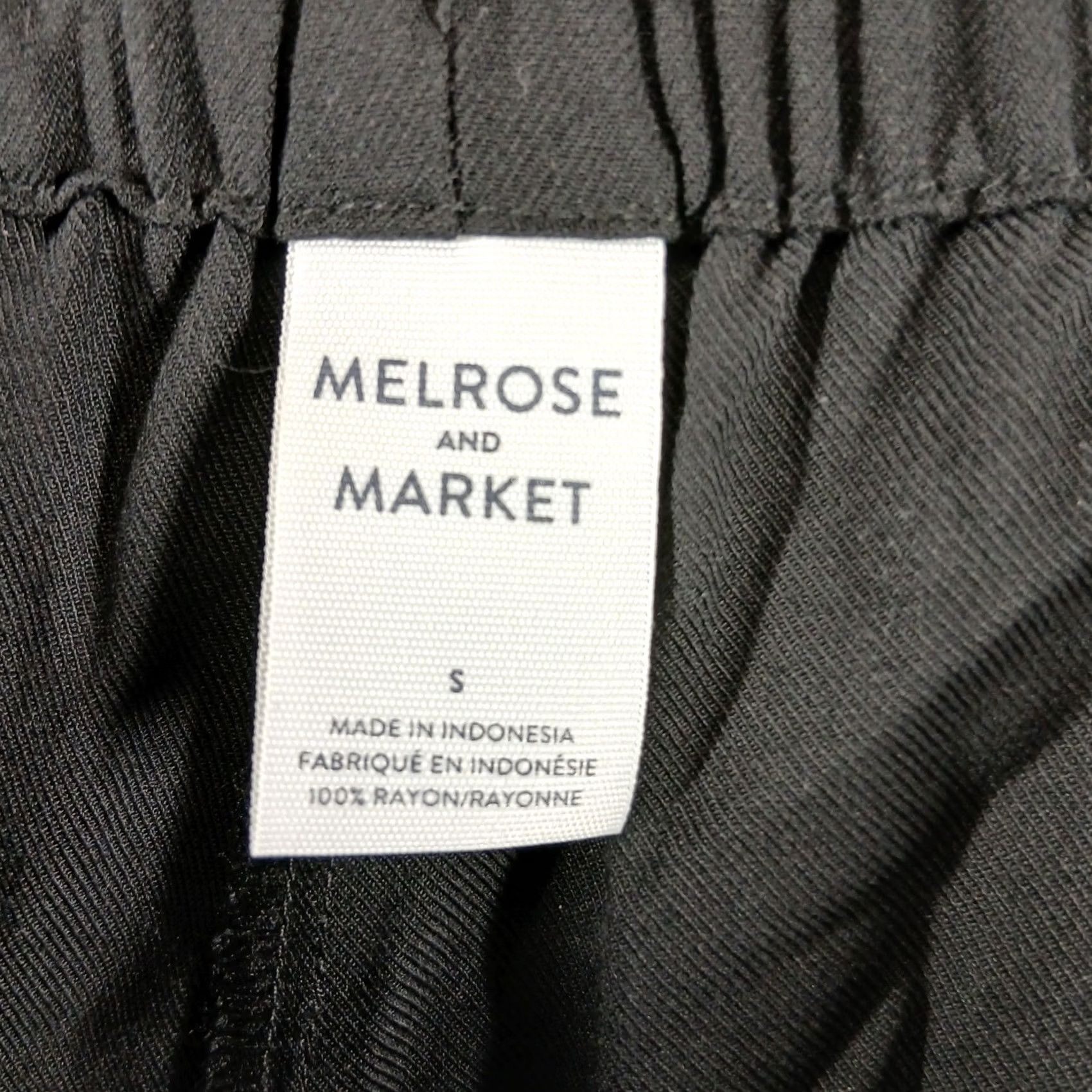Market NWT Melrose and Market Rayon Utility Shorts - S Size, Black, Graphic, Adjustable Waist Size 27" / US 4 / IT 40 - 4 Thumbnail