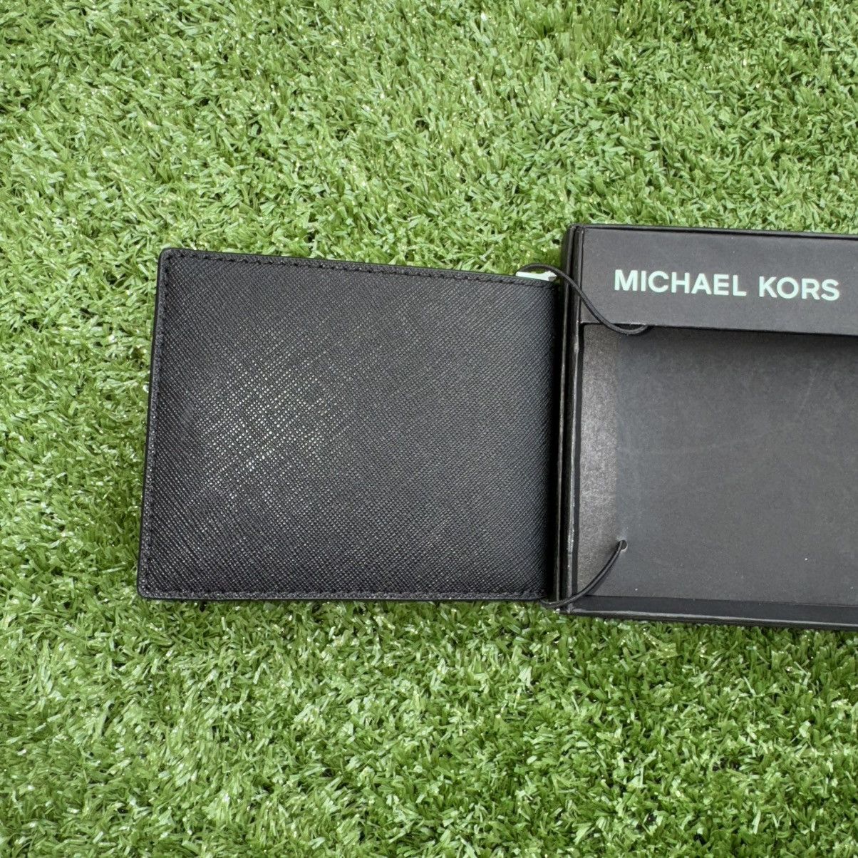 Michael Kors × Vintage Michael Kors Black Leather Slim Bi-Fold (Billfold) Wallet Size ONE SIZE - 6 Thumbnail