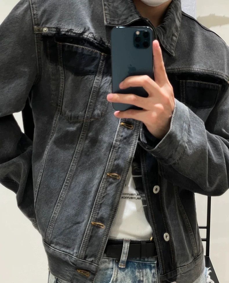 Loewe loewe denim jacket in gray color-2508 Size US L / EU 52-54 / 3 - 7 Thumbnail