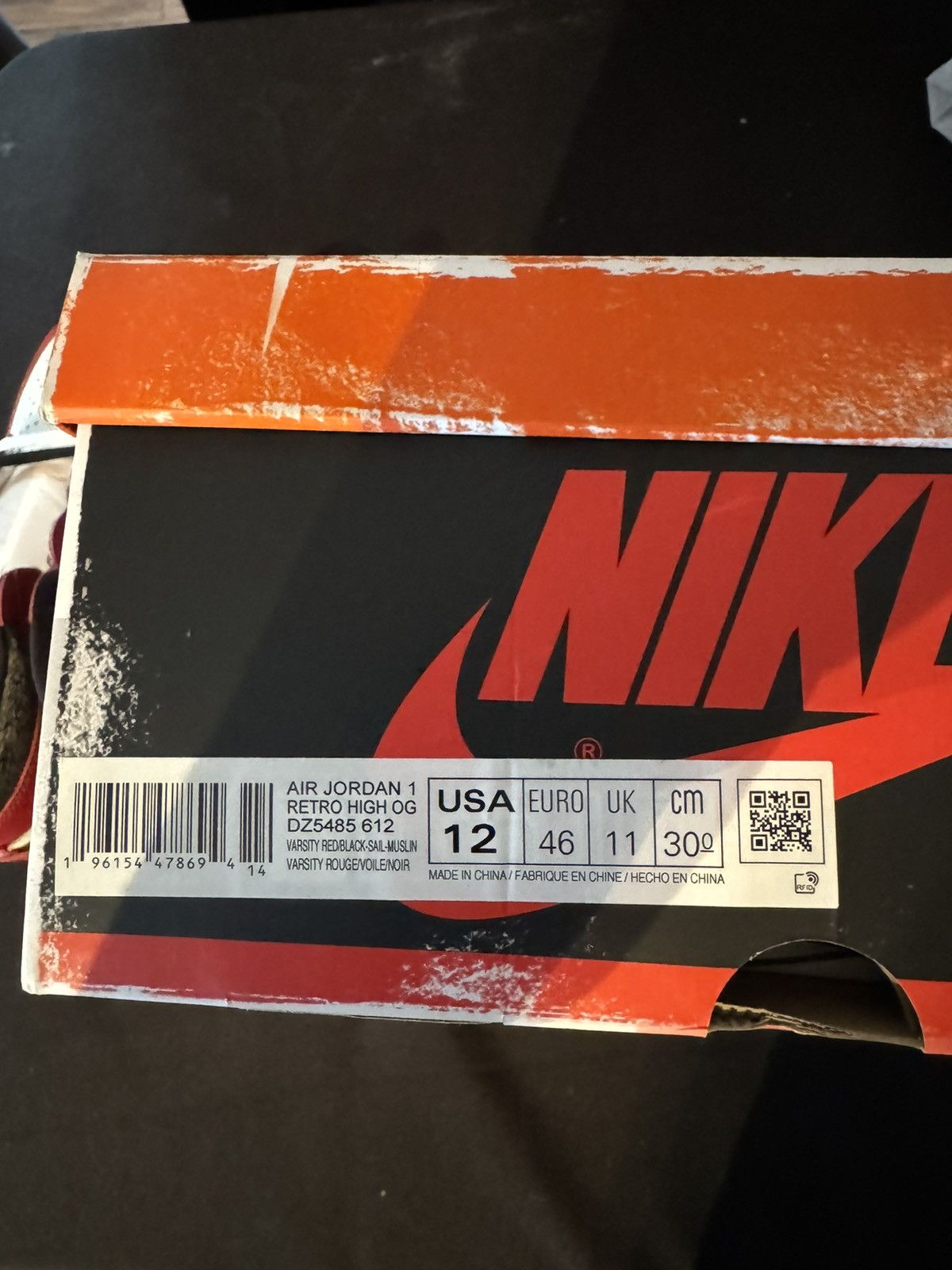 Nike Jordan 1 “Lost & Found” Size US 12 / EU 45 - 18 Thumbnail