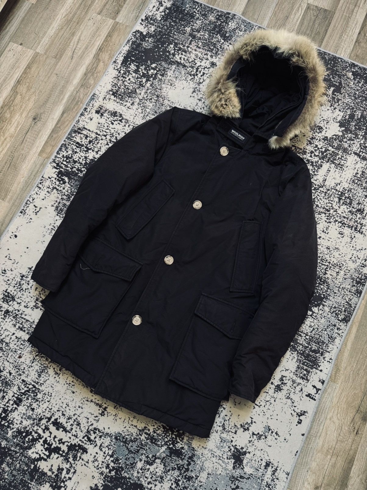 Woolrich Woolen Mills Woolrich puffer parka jacket navy M Size US M / EU 48-50 / 2 - 2 Thumbnail