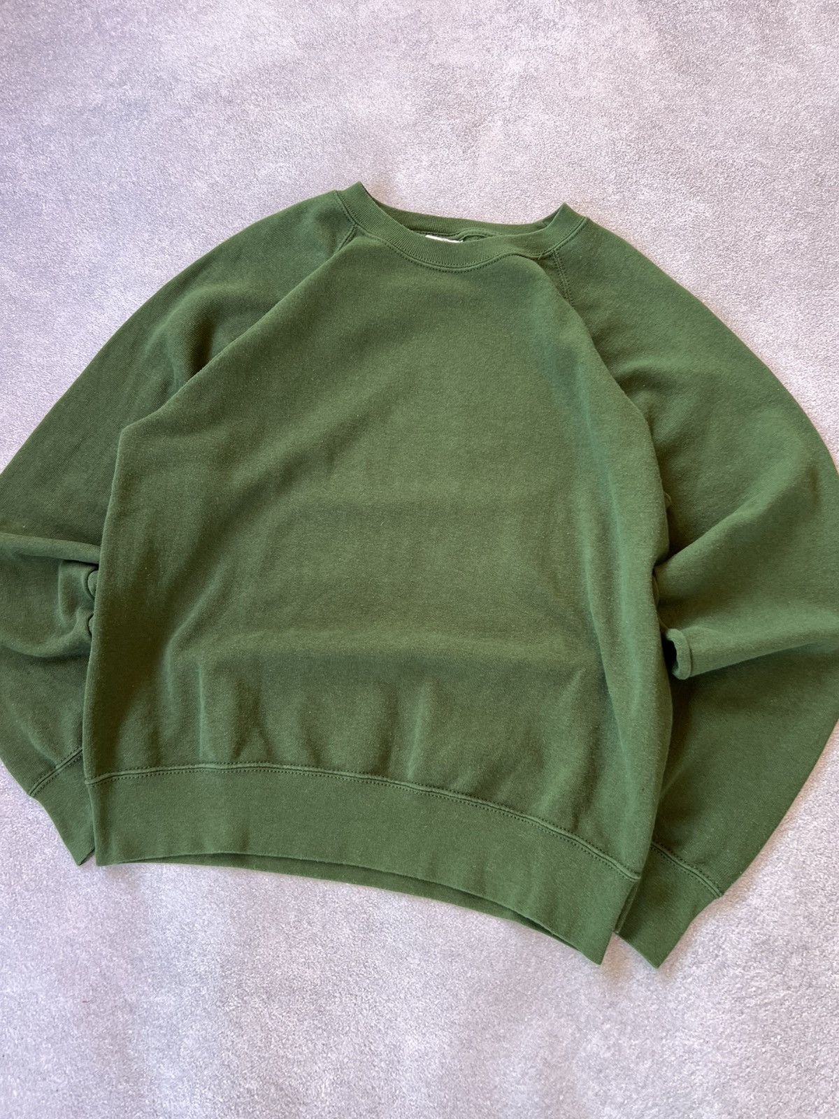 Japanese Brand Vintage Basic Green Faded Distressed y2k rick owens style Size US M / EU 48-50 / 2 - 3 Thumbnail
