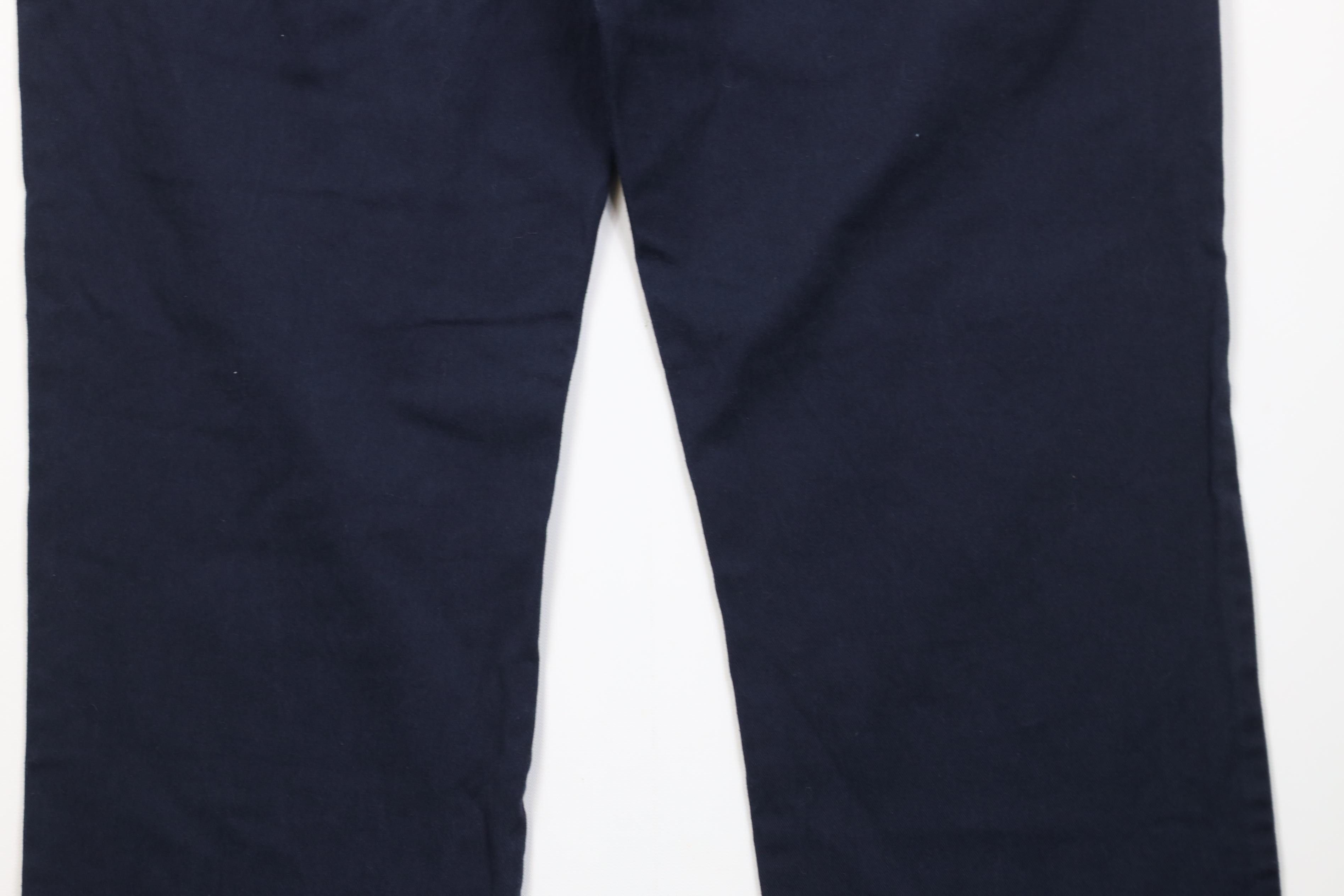 J.Crew J Crew The Sutton Straight Leg Chino Pants Navy Blue Cotton Size US 32 / EU 48 - 11 Thumbnail
