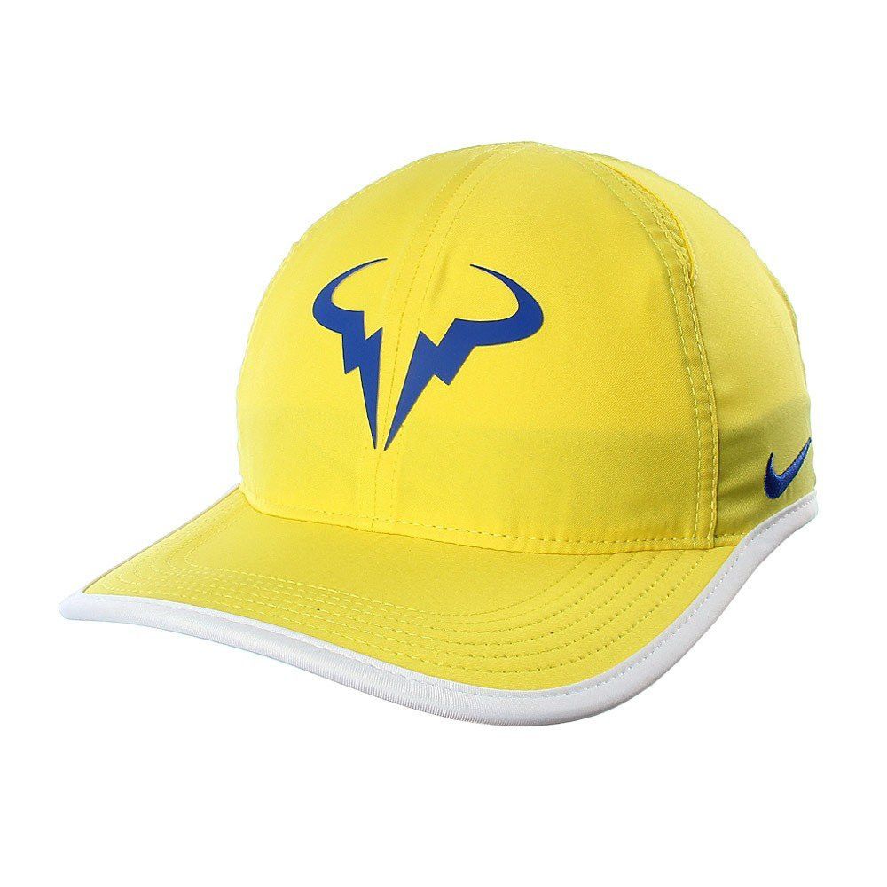 Nike Nike 2016 Rafa Nadal Bull Arobill DRI-FIT Tennis Cap Yellow Size ONE SIZE - 8 Thumbnail