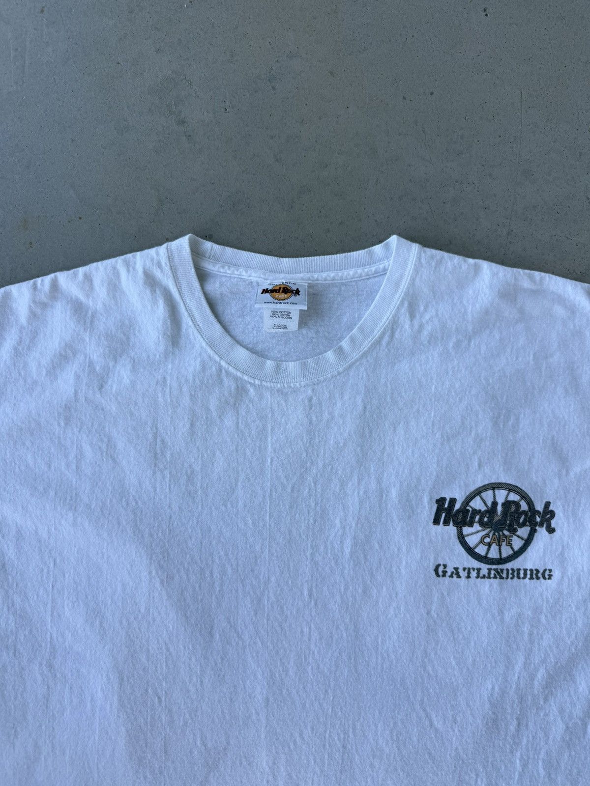 Hard Rock Cafe Vintage 00s Hard Rock Cafe Gatlinburg Tennessee T-Shirt Size US XL / EU 56 / 4 - 4 Thumbnail