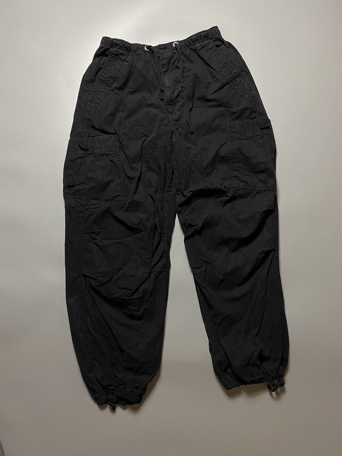 Shop Black Parachute Cargo Pants | Jaded London | Clothing