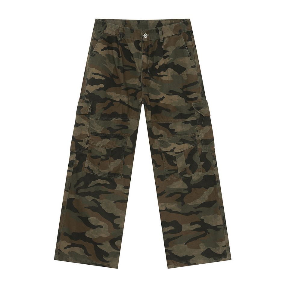 Japanese Brand Retro straight casual camouflage jeans Size US 32 / EU 48 - 5 Thumbnail