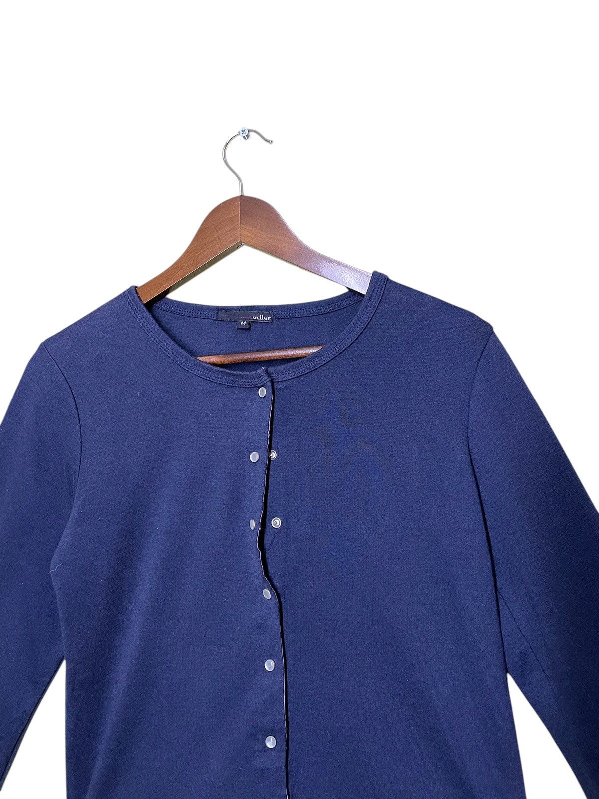 Japanese Brand Melle crewneck fully boton for women t-shirt Size US S / EU 44-46 / 1 - 4 Thumbnail