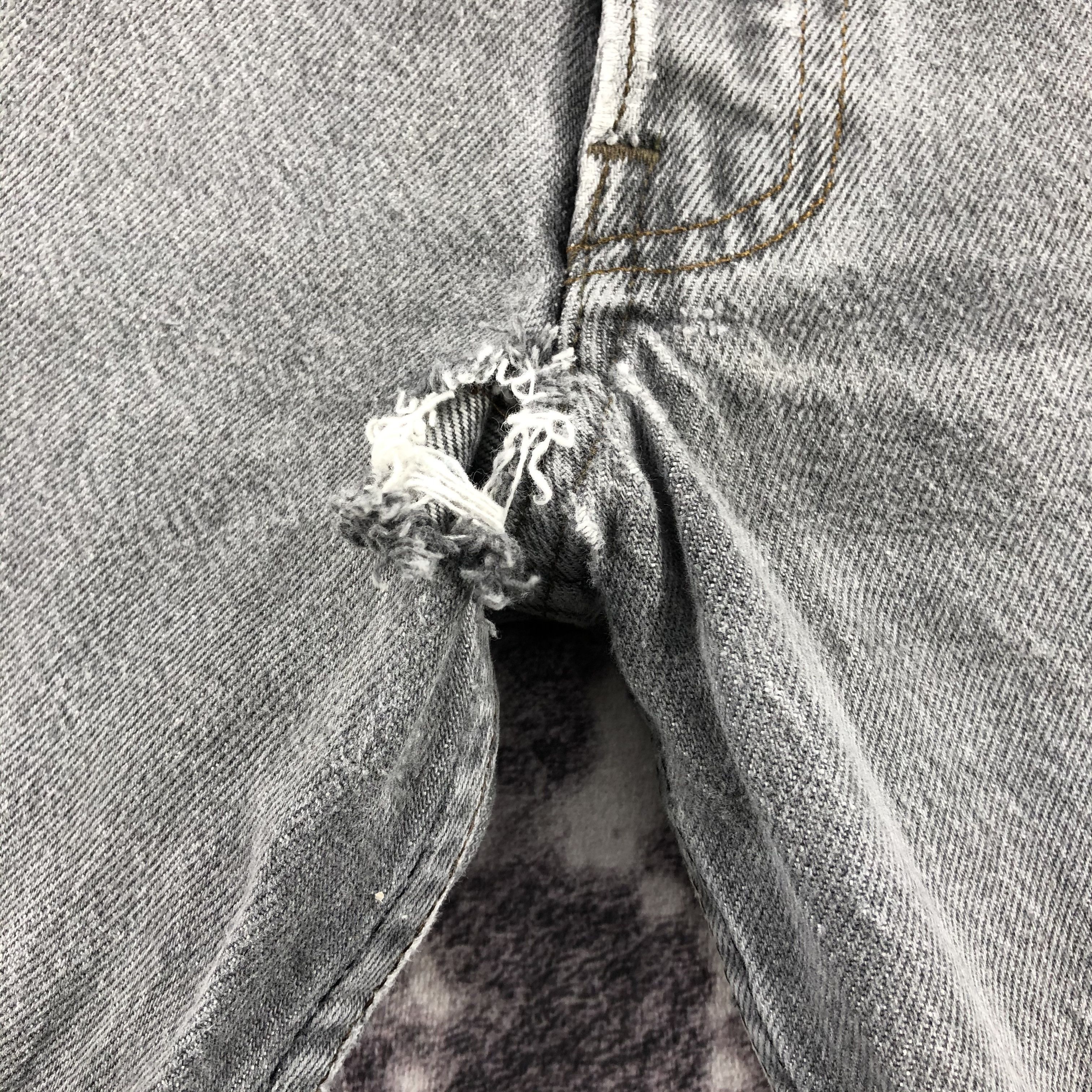 Levi's × Vintage Vintage 90s Faded Black Levis 501 Jeans-JM2279 Size US 34 / EU 50 - 8 Thumbnail