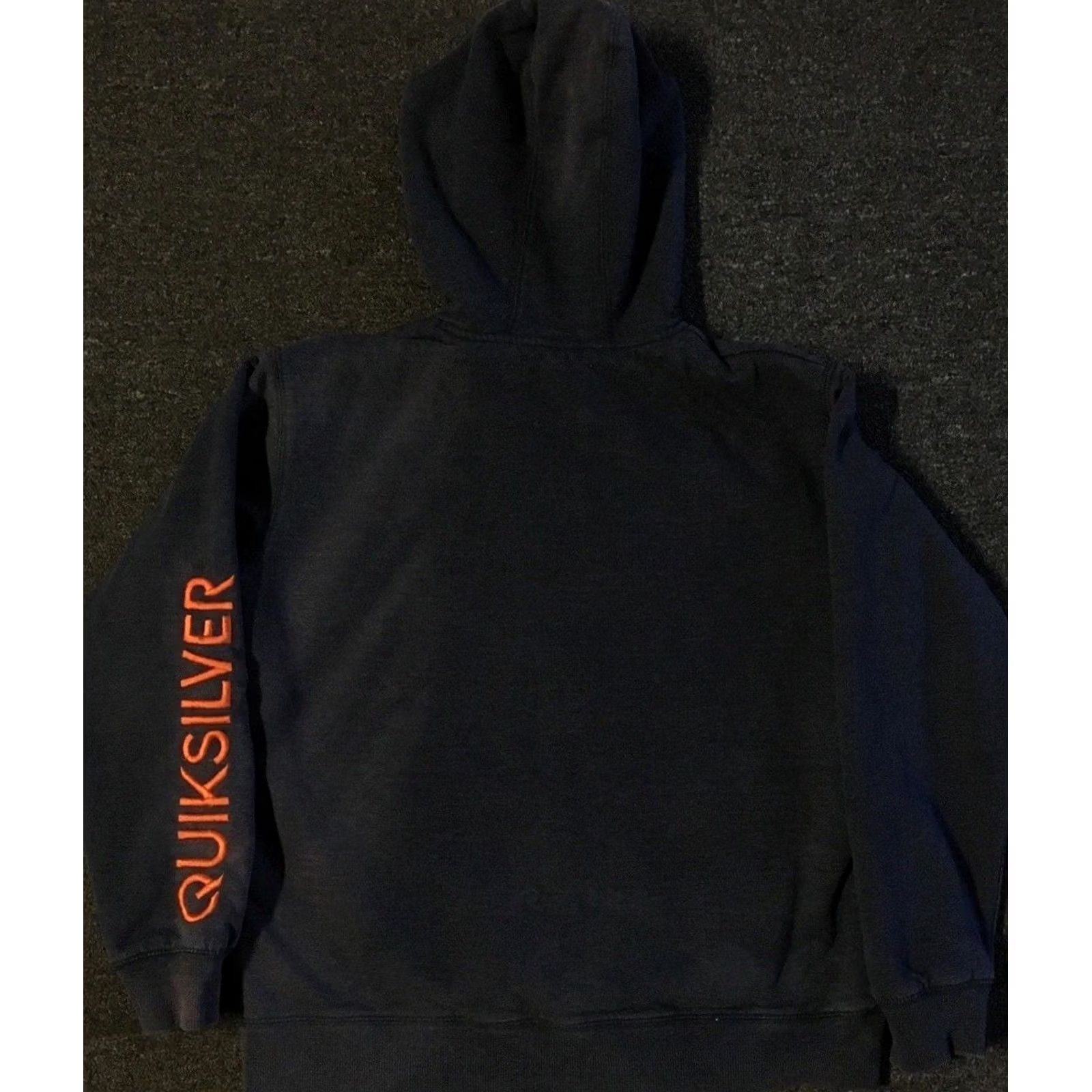 Billabong VINTAGE Quiksilver Faded Zip Hoodie XS Surf Grunge 90s Y2K Ocean Pacific Emo Goth Punk USA California Blues Size US XS / EU 42 / 0 - 2 Thumbnail