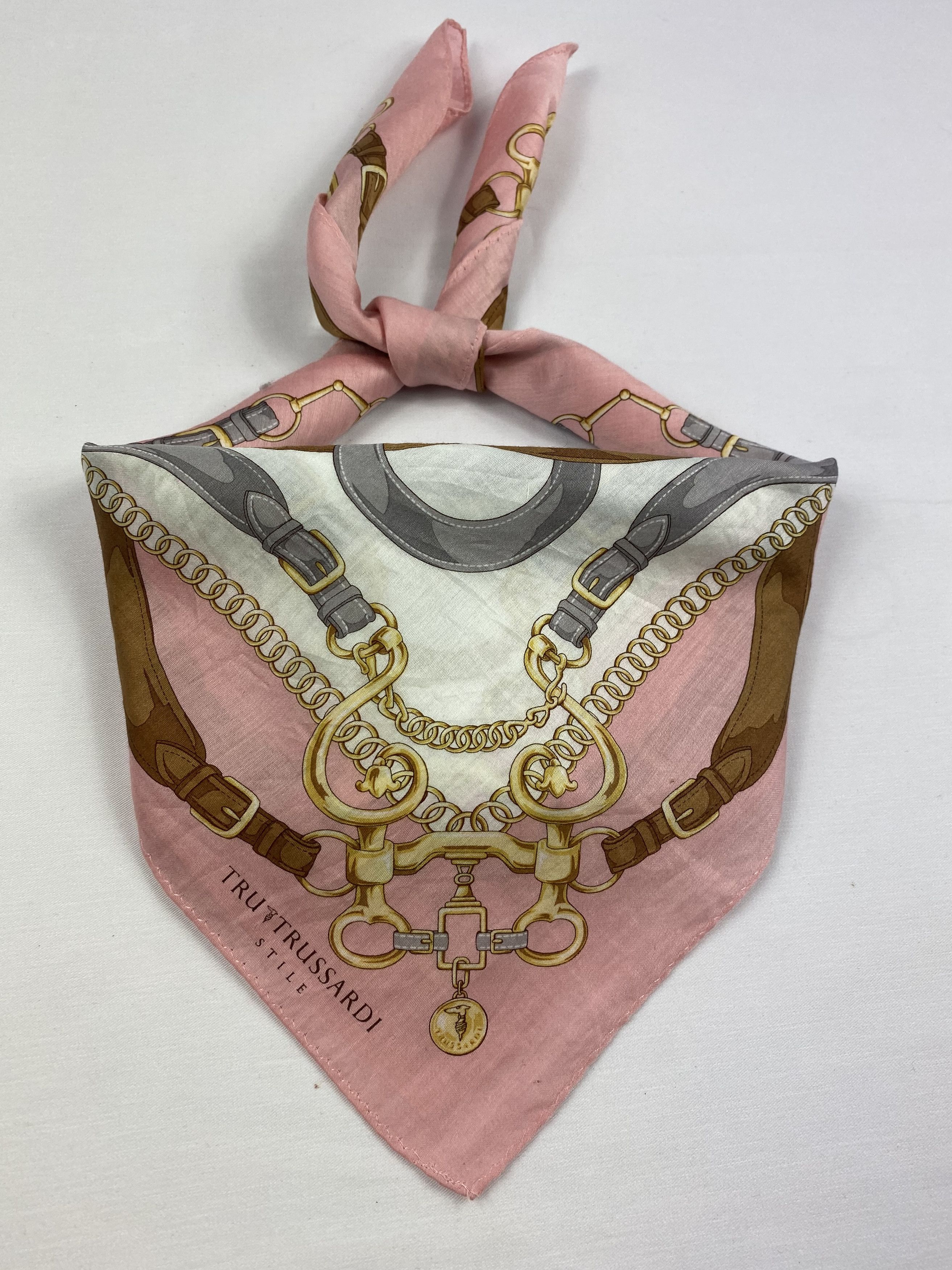 Trussardi × Vintage Trussardi Bandana / Handkerchief / Neckerchief Size ONE SIZE - 1 Thumbnail