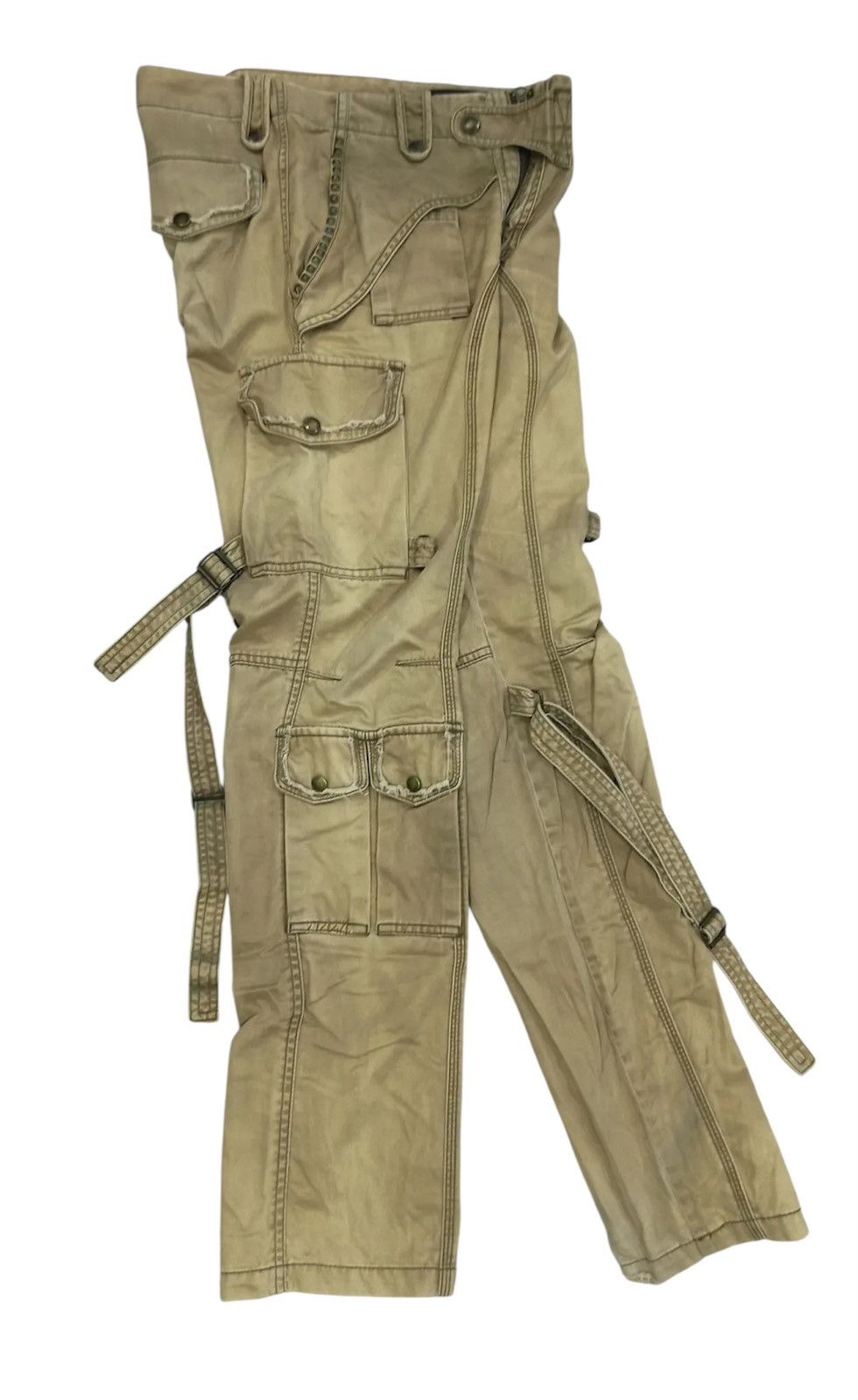 パンツ 00s archive bondage flare cargo pants Boneless Flared Bondage Cargo Pants – BLANK ARCHIVE