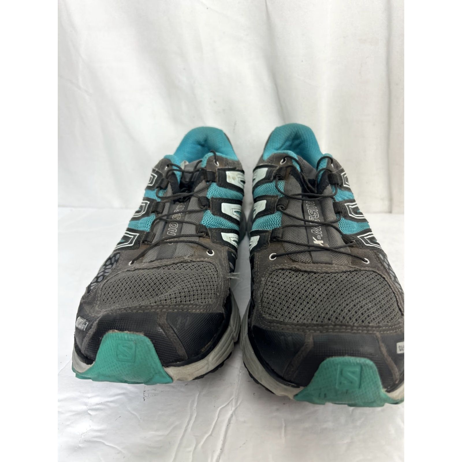Salomon Womens Salomon X Mission 3 CS Trail Running Shoes Sneaker Women 12 Gray Black Teal Size US 11 / IT 41 - 4 Thumbnail