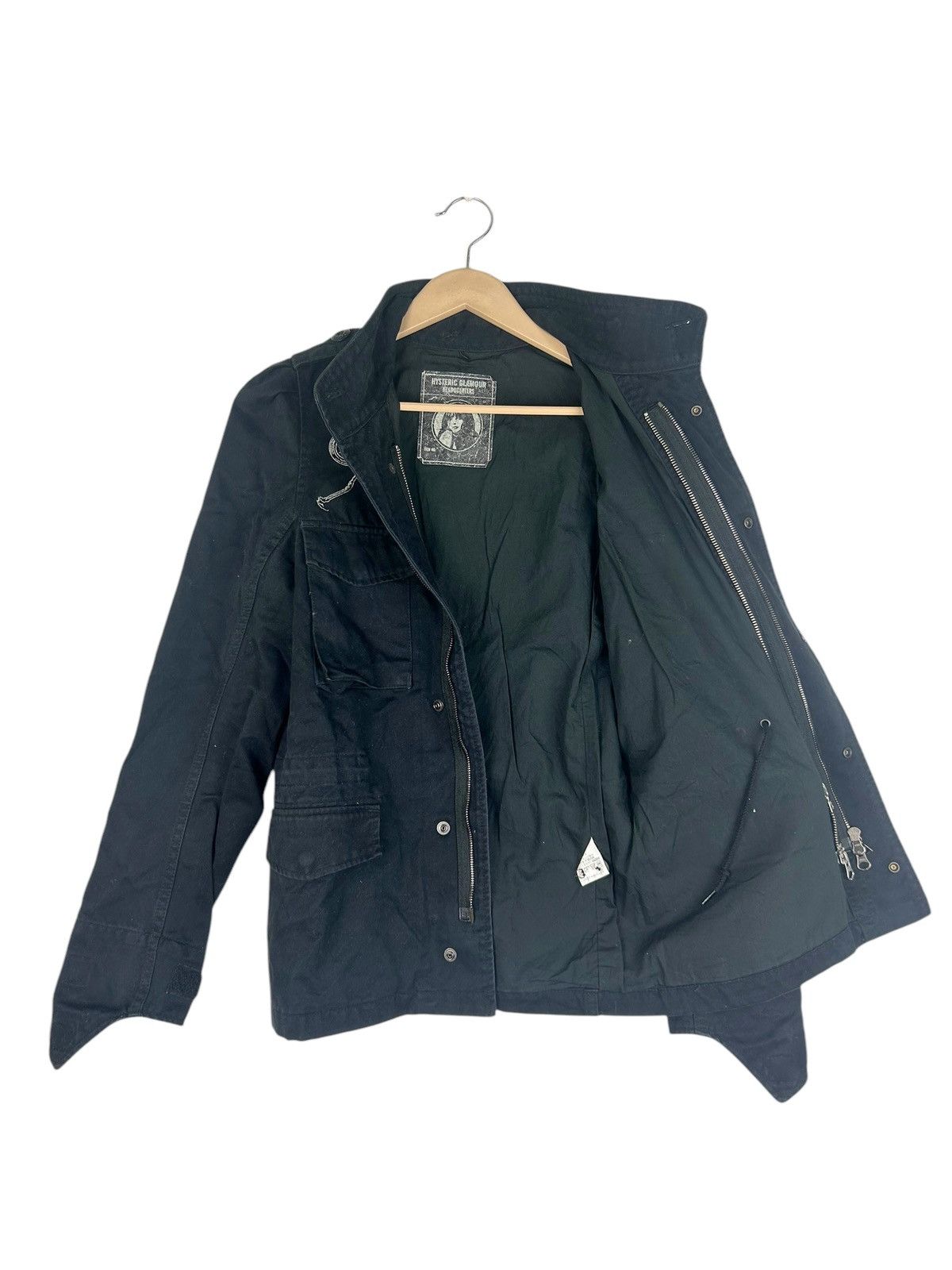 Japanese Brand Hysteric Glamour Black Punk Seditionaries Jacket/ Skull dsgn Size S / US 4 / IT 40 - 2 Thumbnail