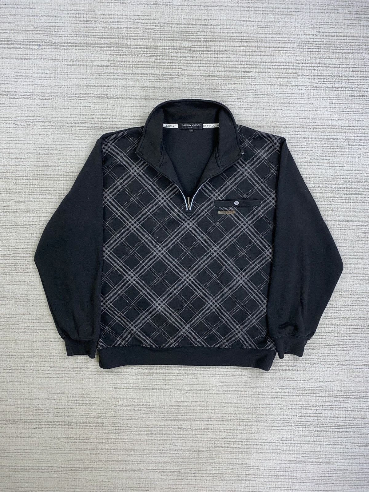 Yohji Yamamoto 🔥Vintage Yohji Yamamoto Sacsny Y’Saccs Golf Halfzipper Size US M / EU 48-50 / 2 - 5 Thumbnail