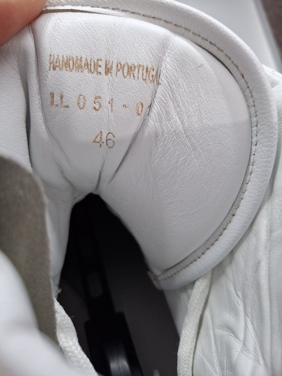 Handmade Leandro Lopes Mid Top Handmade Leather Sneakers Size US 11.5 / EU 44-45 - 17 Thumbnail
