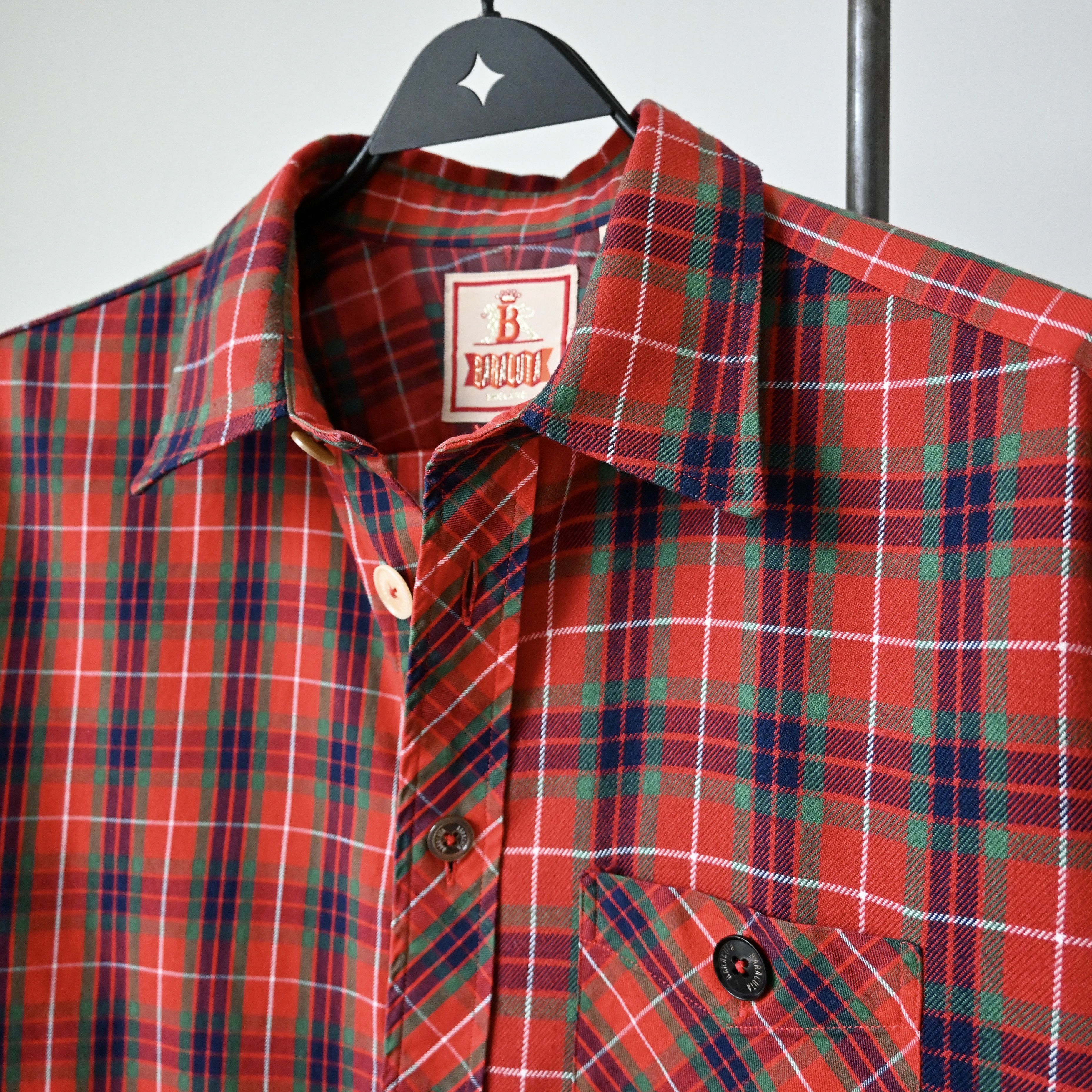 Baracuta VTG 1990s BARACUTA tartan lining fabric shirt made in Japan Size US M / EU 48-50 / 2 - 9 Thumbnail