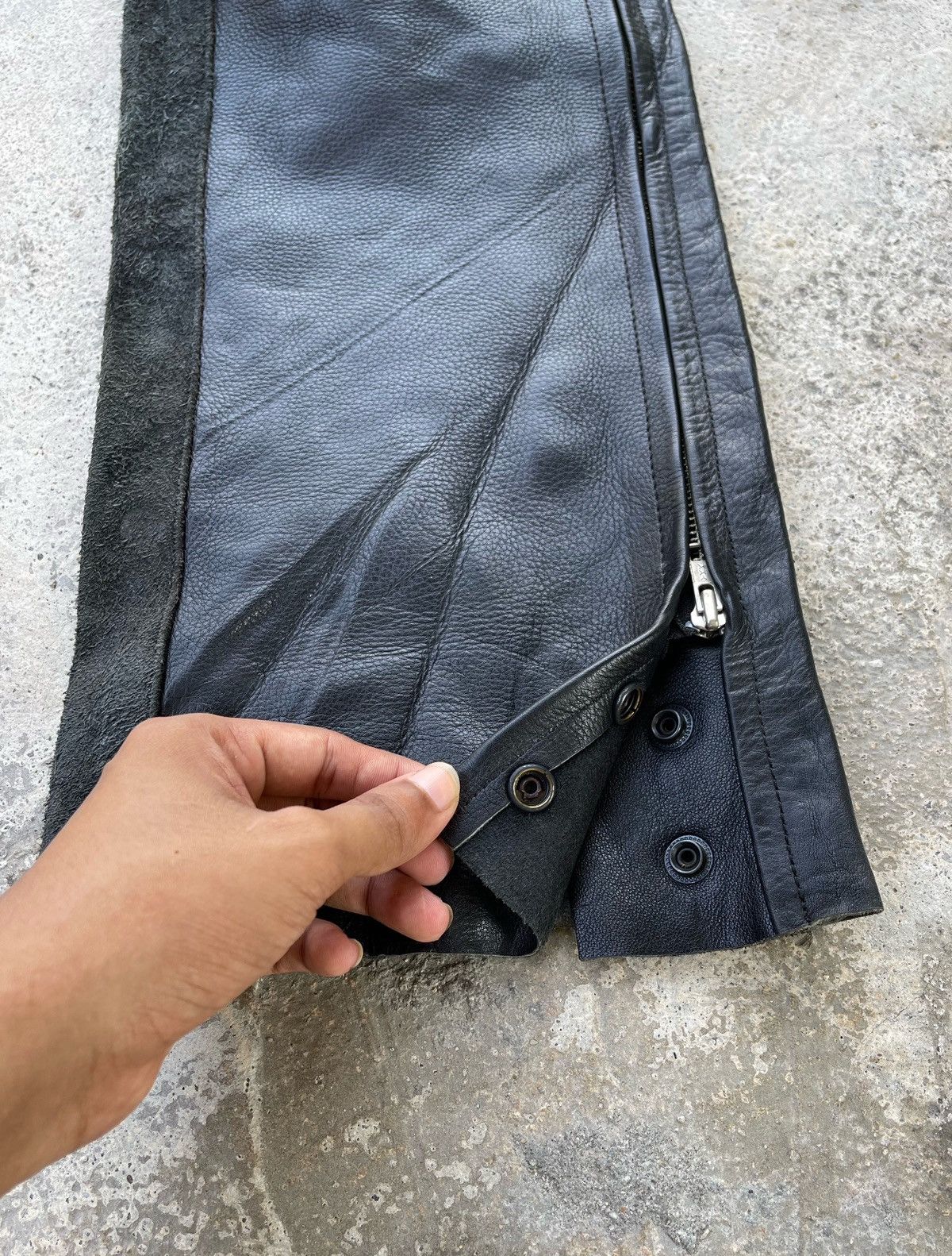 14th Addiction 🔥Vtg Henly Begins by Daytona Genuine Leather Bootcut Pants Size US 31 - 8 Thumbnail