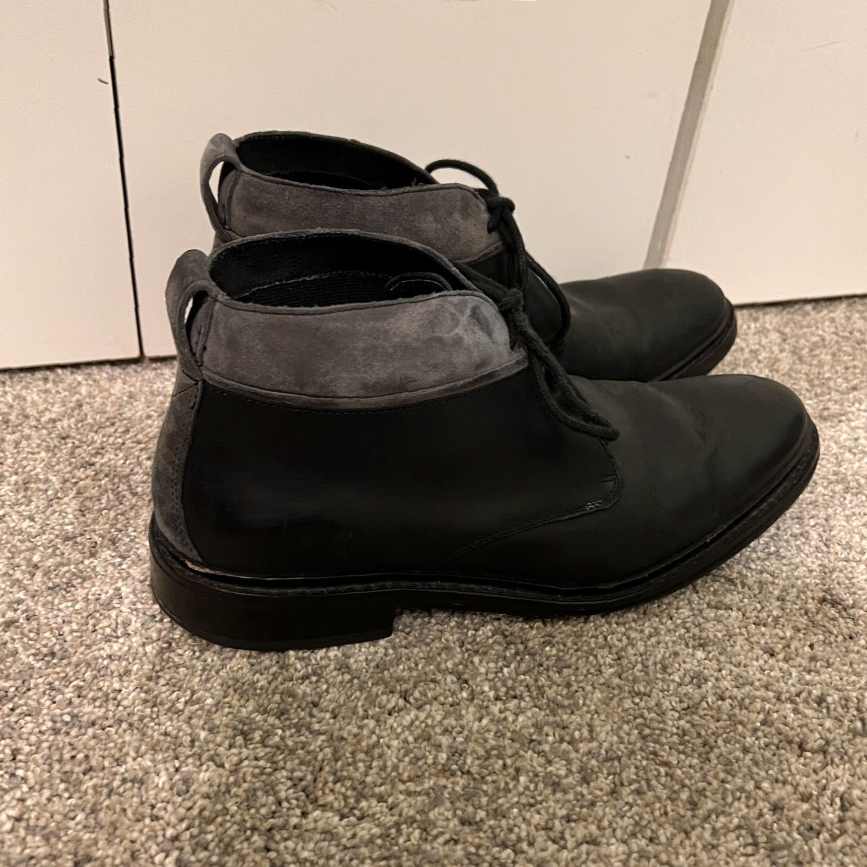 Cole Haan VINTAGE Cole Haan Leather Boots Chukka Ankle Size 8.5 M Men Black Casual Dress Size US 8.5 / EU 41-42 - 4 Thumbnail