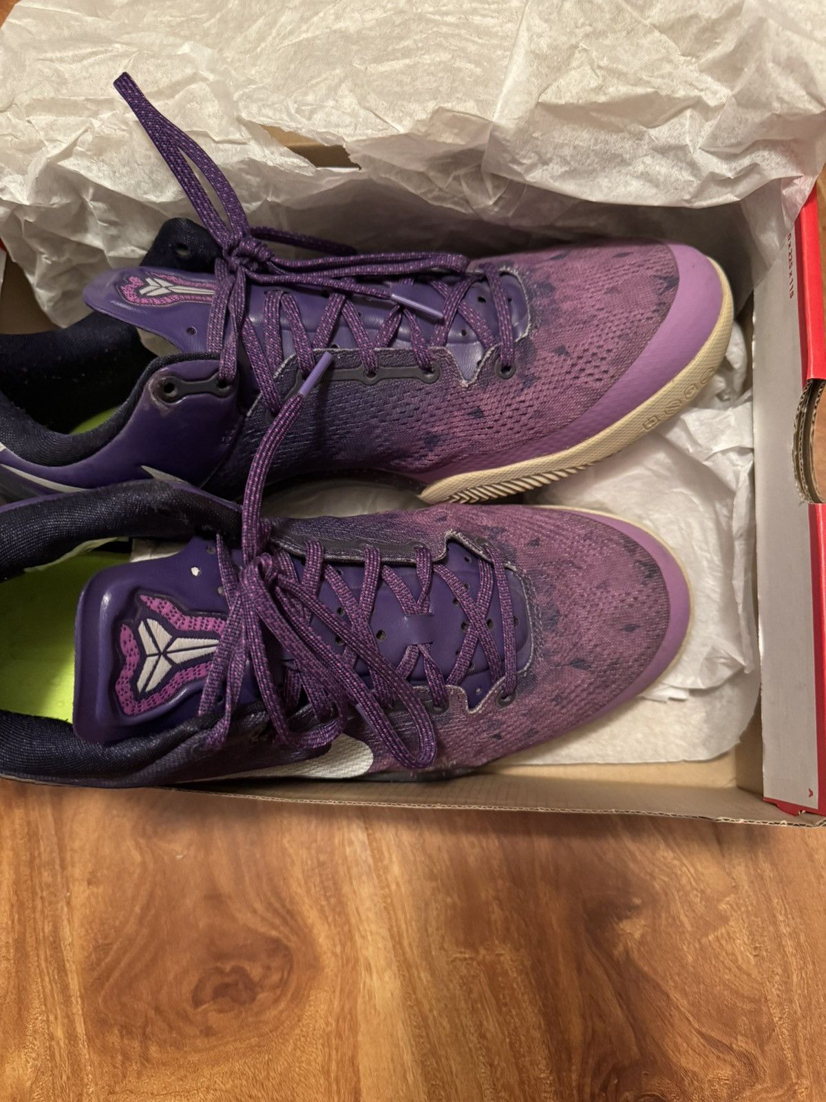 Nike Kobe 8 Court Purple Size US 11.5 / EU 44-45 - 2 Thumbnail