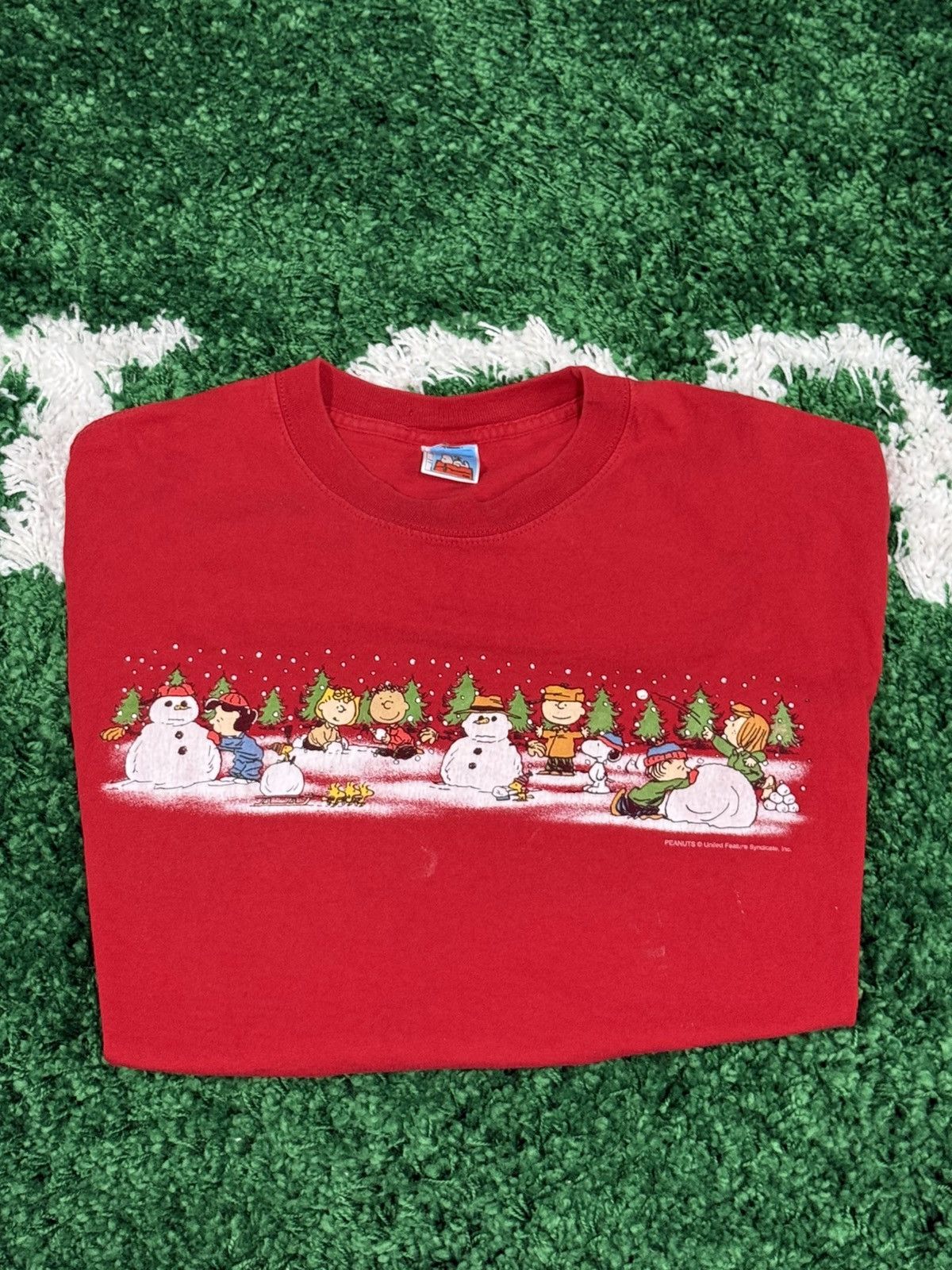 Peanuts Snoopy Charlie Brown Christmas Peanuts Vintage Tee Red XL Size US XL / EU 56 / 4 - 1 Thumbnail