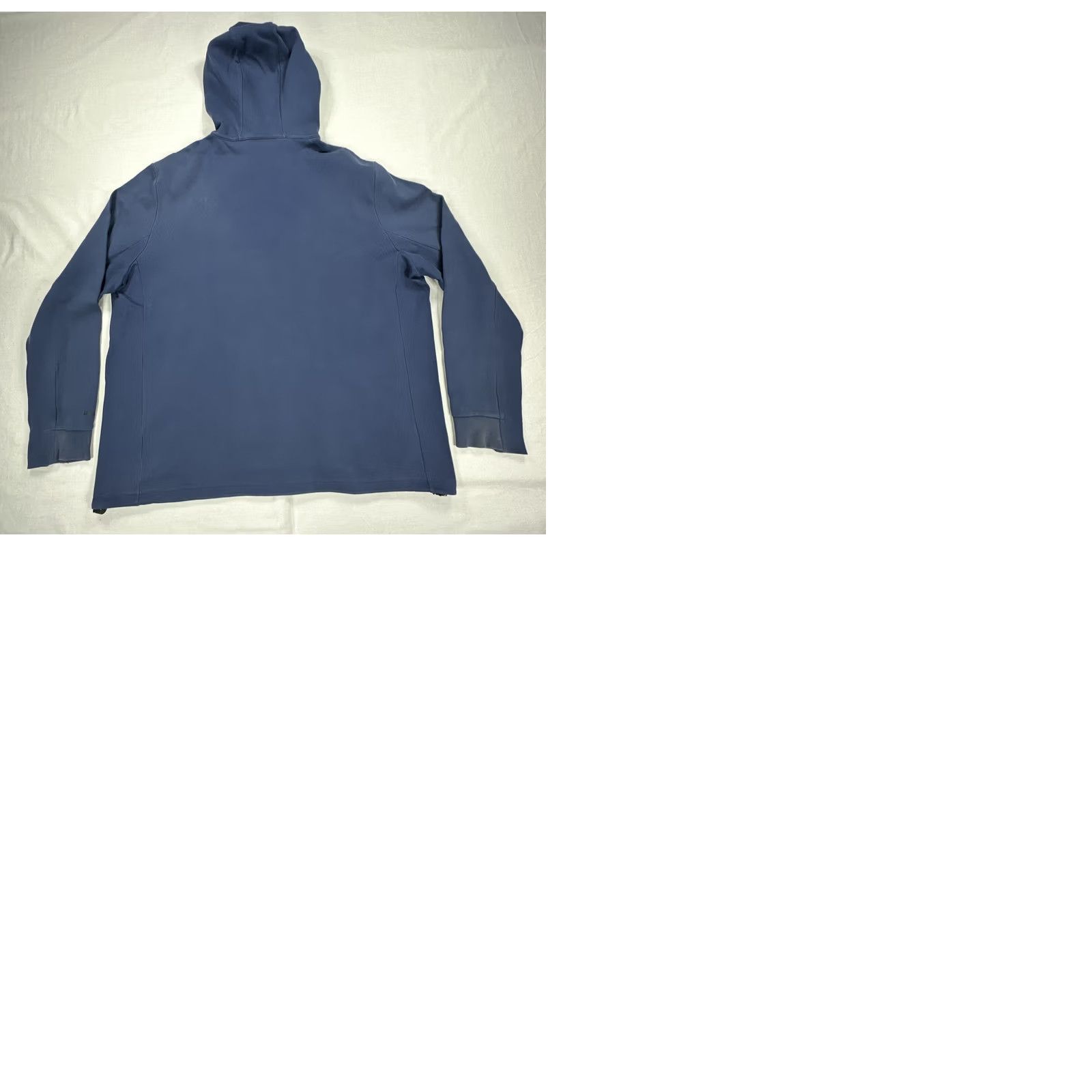Lacoste Lacoste Mens Hoodie Sweatshirt 3XL Navy Blue Logo 1/4 Zip Hooded Pockets Cotton Denim? Size US L / EU 52-54 / 3 - 9 Thumbnail