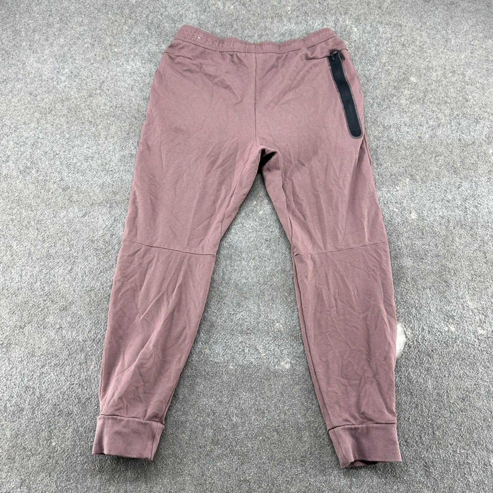 Nike Nike Pants Mens L Purple Jogger Sweat Fleece Drawstring Solid Logo Cross Training Gym & Running Nike Fleece Straight Leg Pediatric? Size US 33 - 7 Thumbnail