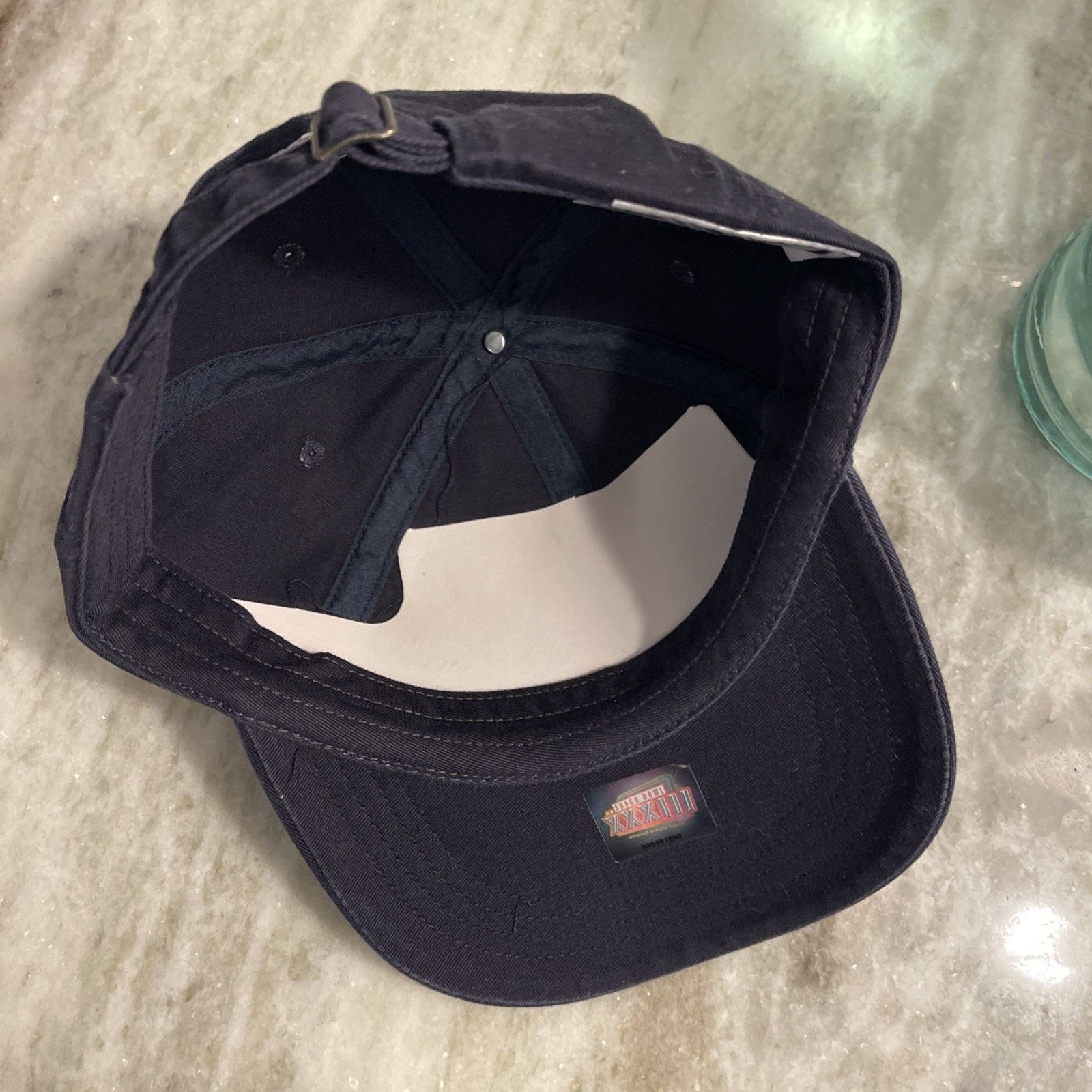 Logo 7 NWOT Vtg NFL Super Bowl XXXIII 1999 Miami Strapback Hat Size ONE SIZE - 7 Thumbnail
