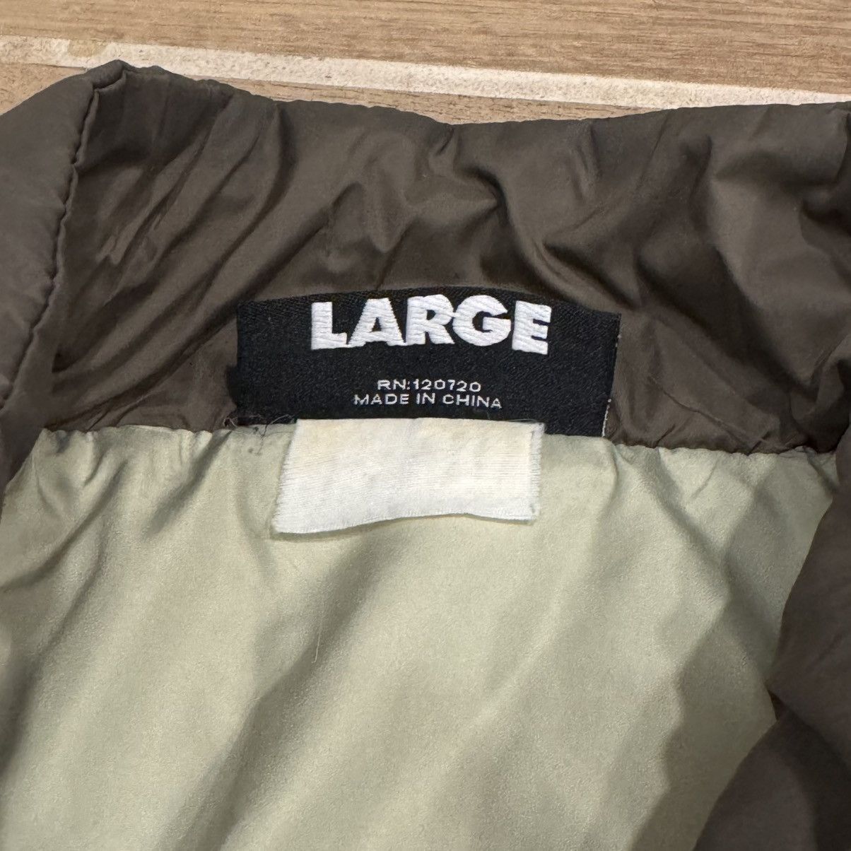 The Hundreds × Vintage The Hundreds Military Green Flag Quilted Puffer Jacket Coat Size US L / EU 52-54 / 3 - 10 Thumbnail