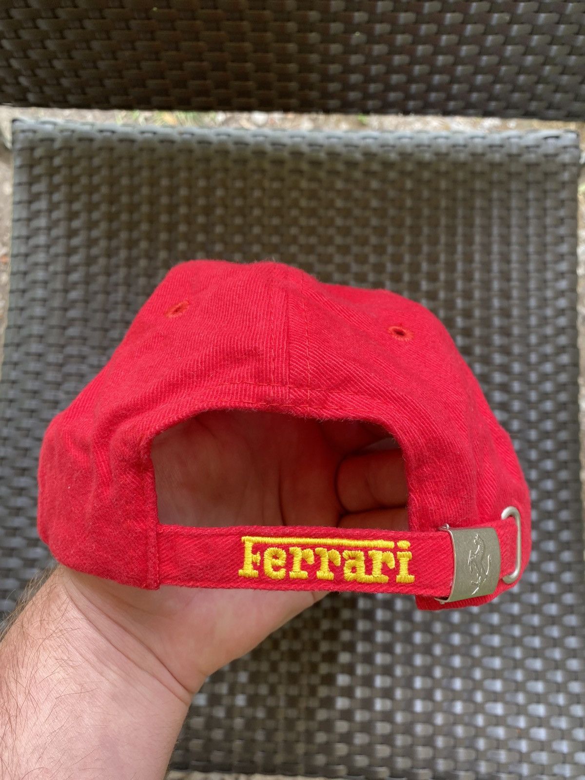 Ferrari Vintage Ferrari Big Logo 1999 Cap Hat BMW Marlboro Jaguar Size ONE SIZE - 3 Thumbnail