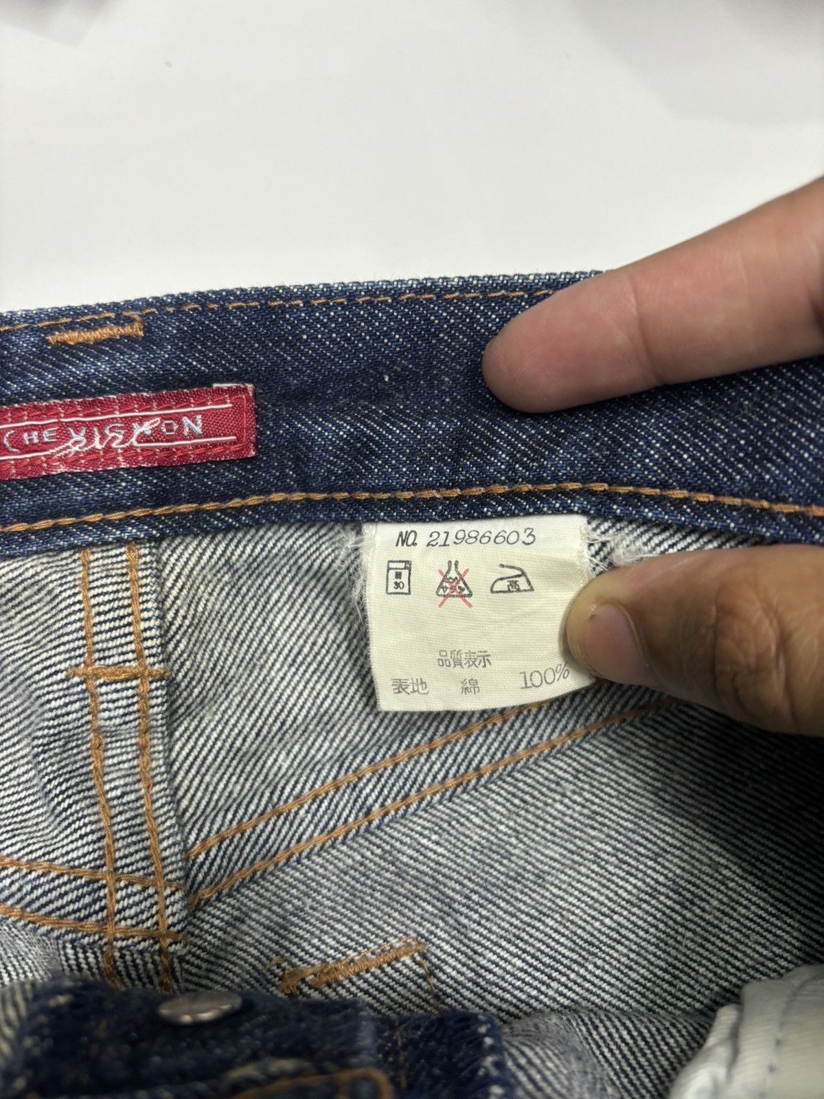 Chevignon VINTAGE CHEVIGNON FLARED BLUE DISTRESSED DENIM BOOTCUT JEANS Size 28" / US 6 / IT 42 - 13 Thumbnail