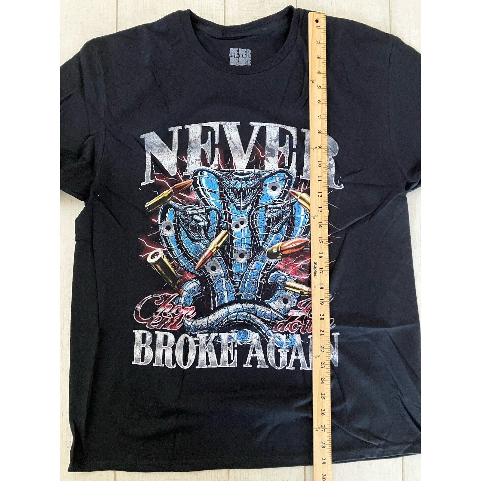 Other NBA Youngboy Never Broke Again Cobra Snake Bullet Graphic Te Size US XL / EU 56 / 4 - 4 Thumbnail