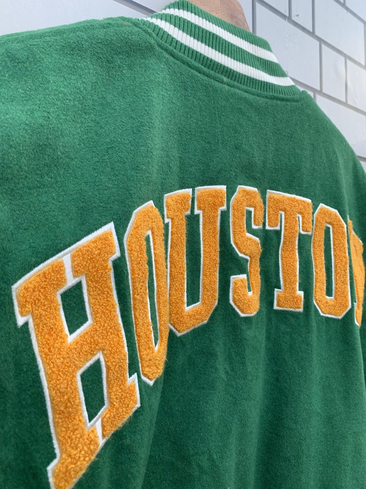 Japanese Brand Japanese Brand Wego Houston Varsity Jacket Size US L / EU 52-54 / 3 - 14 Thumbnail
