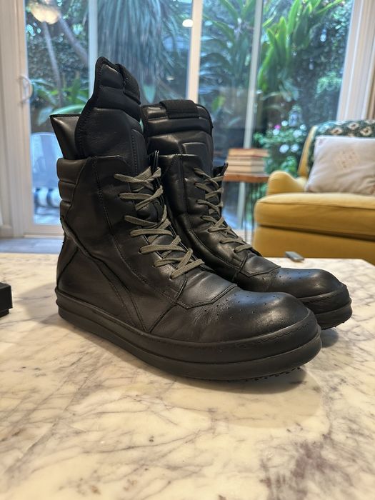 Rick Owens Rick Owens SS15 Triple Black Geobasket | Grailed