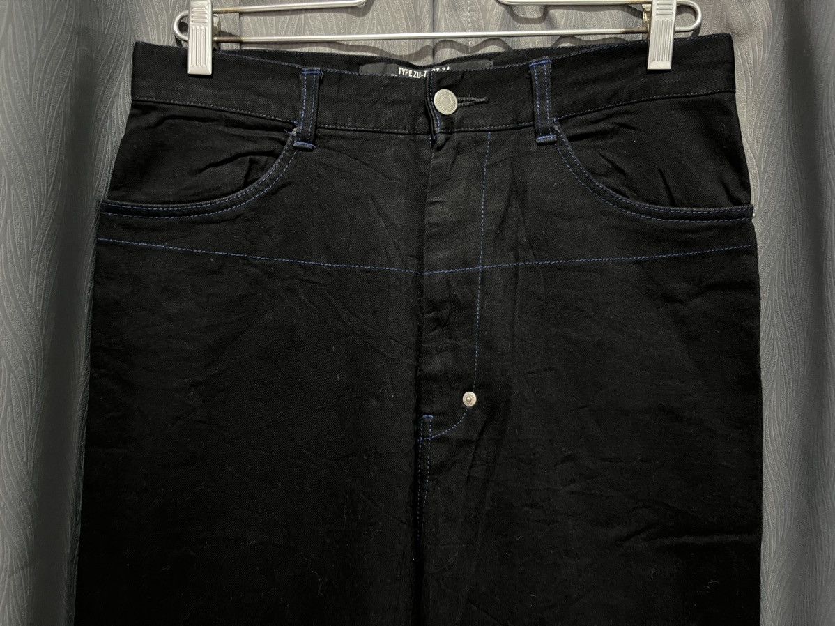 CABANE de ZUCCa Zucca Black Denim Pants Buckle Back Size US 30 / EU 46 - 3 Thumbnail