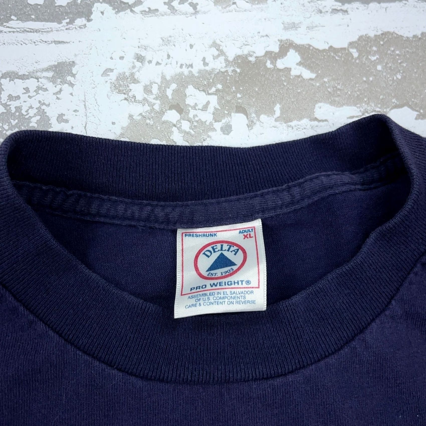Delta VINTAGE Three Stooges Shirt Men XL Blue Long Sleeve Tee Baseball 90s Y2K Adult Size US XL / EU 56 / 4 - 3 Thumbnail