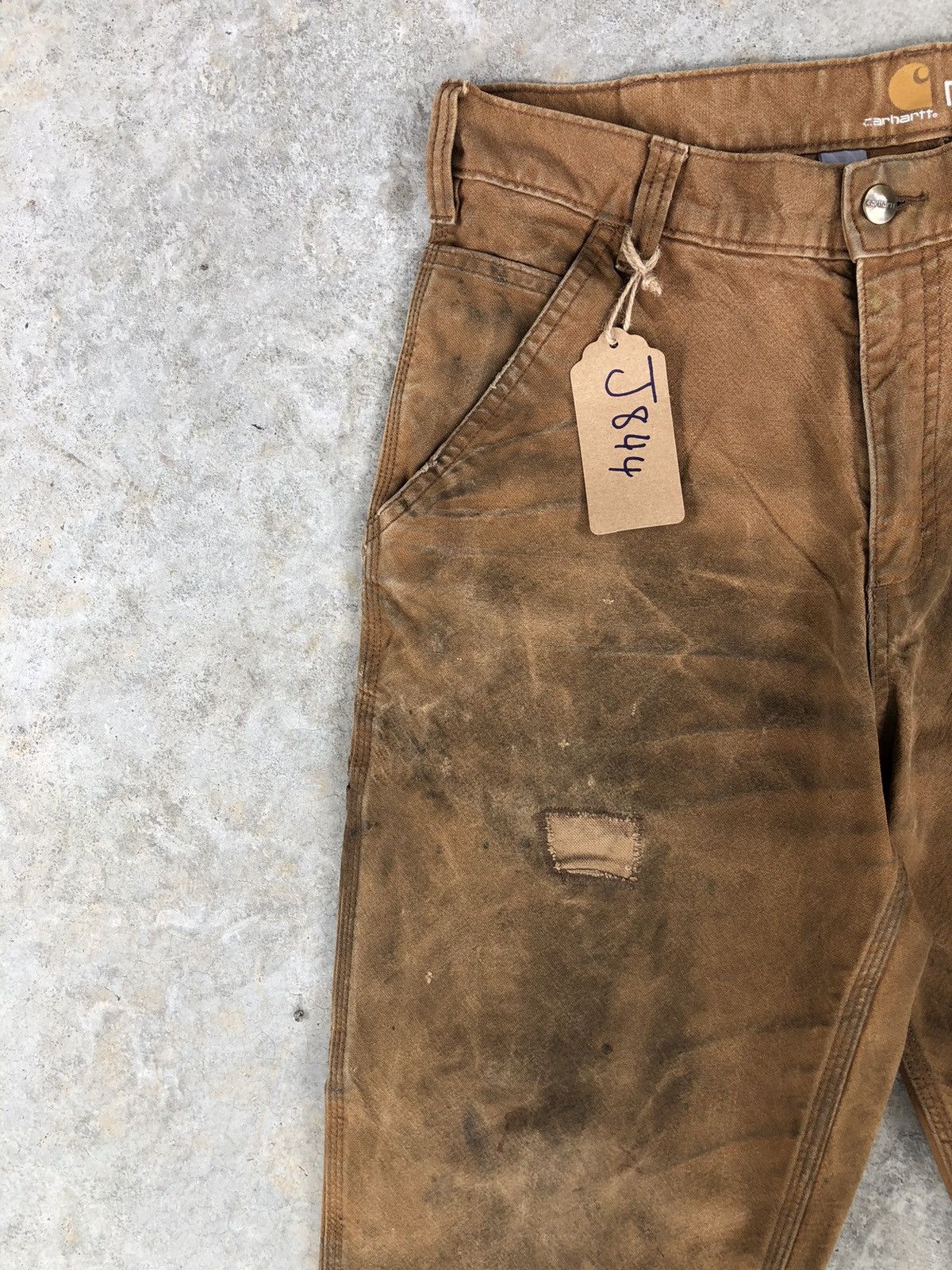 Carhartt Carharrt Distressed Jeans Carpenter Size US 32 / EU 48 - 4 Thumbnail