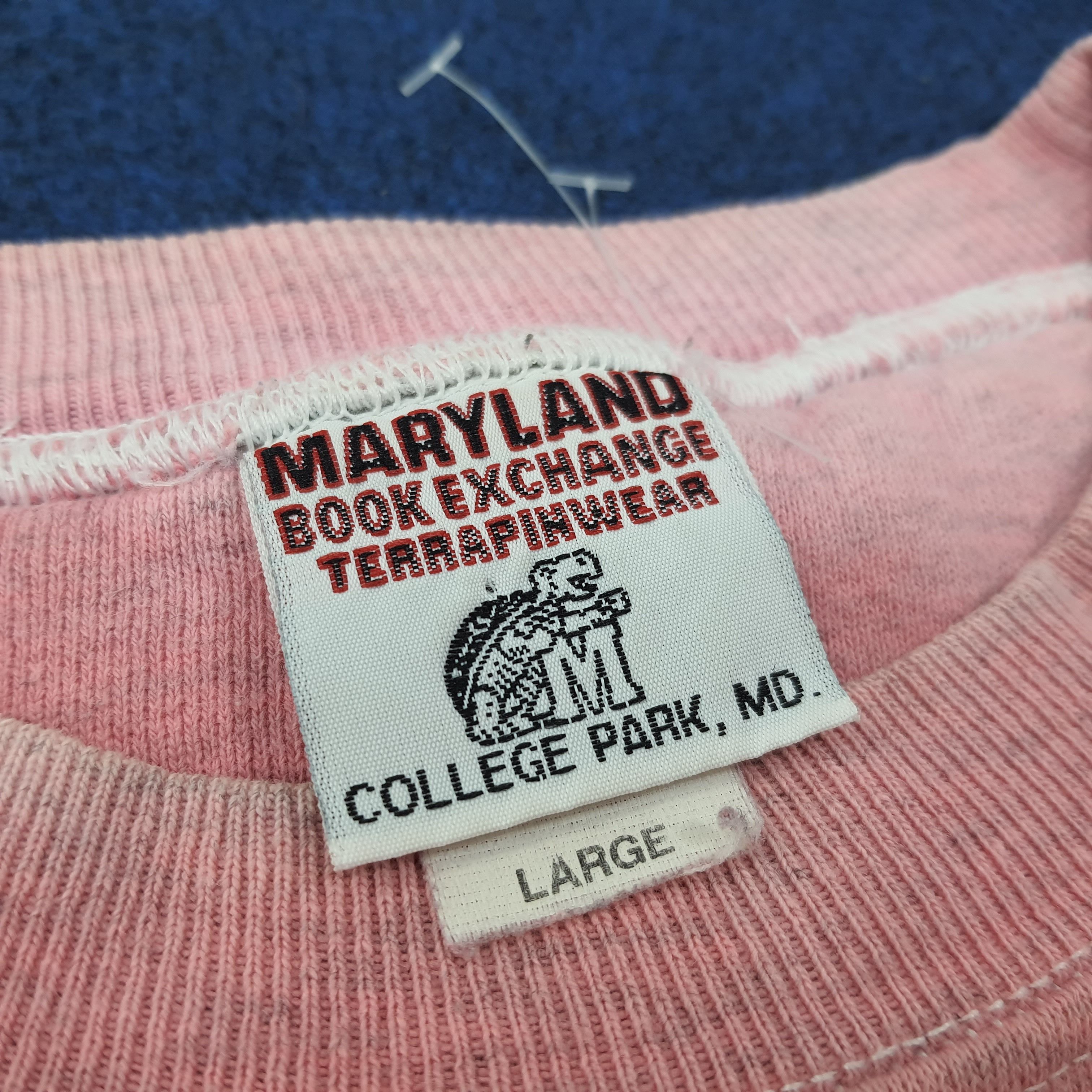 Vintage Vintage Maryland Basketball TERPS Sweatshirt C260N15 Size US M / EU 48-50 / 2 - 5 Thumbnail