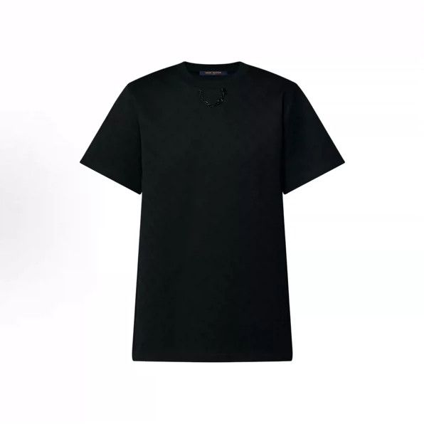 Louis Vuitton louis vuitton Black dark print full print short sleeve Size US XXS / EU 40 - 1 Thumbnail