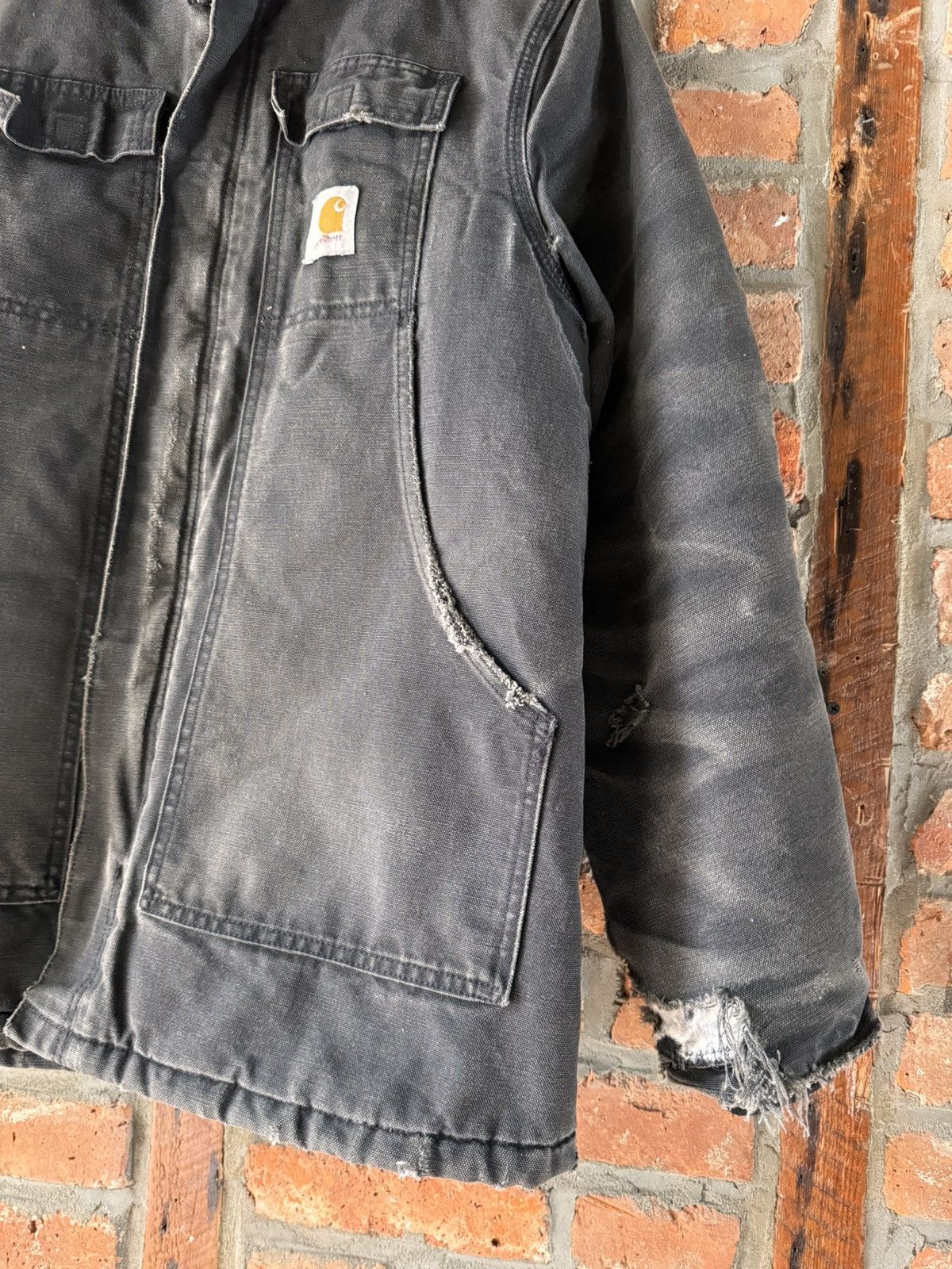Carhartt × Vintage Vintage Carhartt Arctic Jacket Faded Distressed size Medium Size US M / EU 48-50 / 2 - 4 Thumbnail