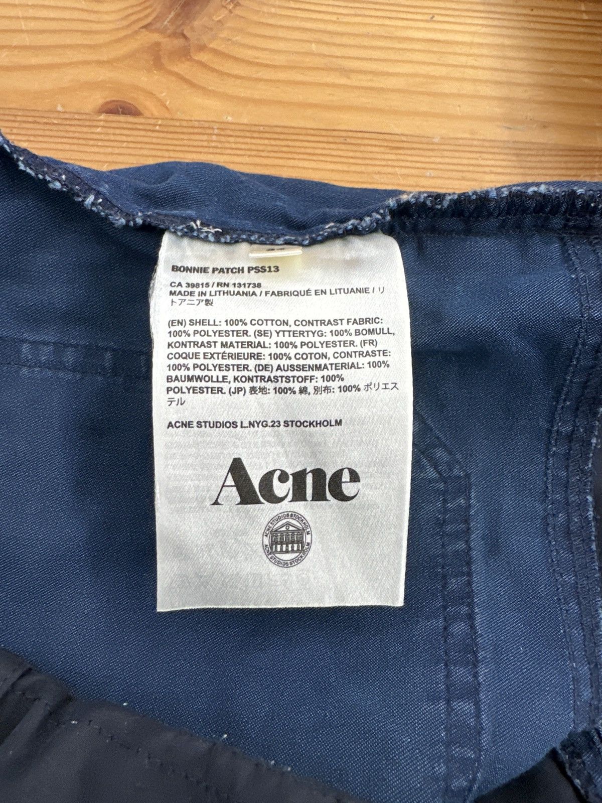 Acne Studios Acne Studio Bonnie Denim Patchwork Shorts Size 26" / US 2 / IT 38 - 3 Thumbnail