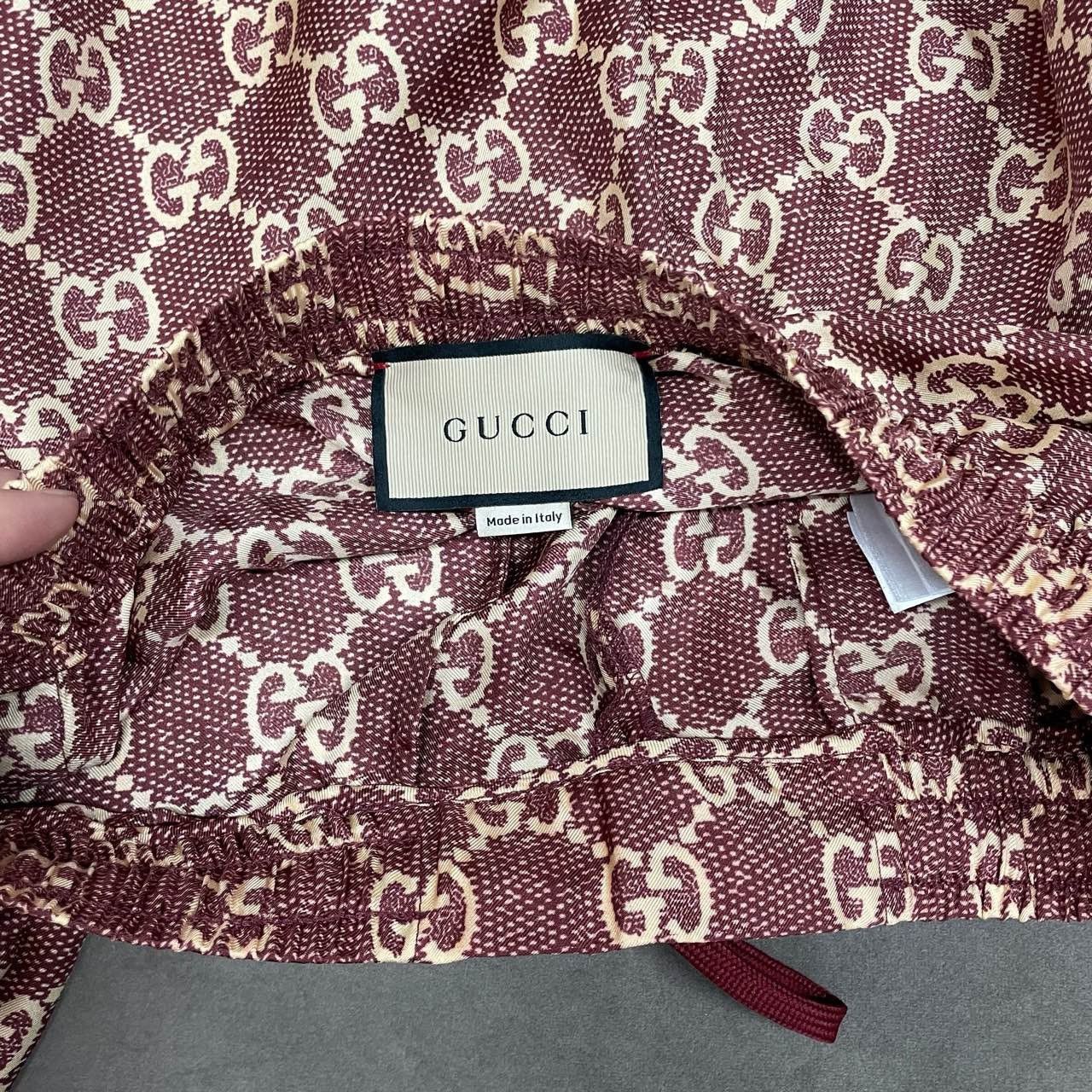 Gucci Gucci Size S Red and green side webbing full-print sweatpan Size US 28 / EU 44 - 3 Thumbnail