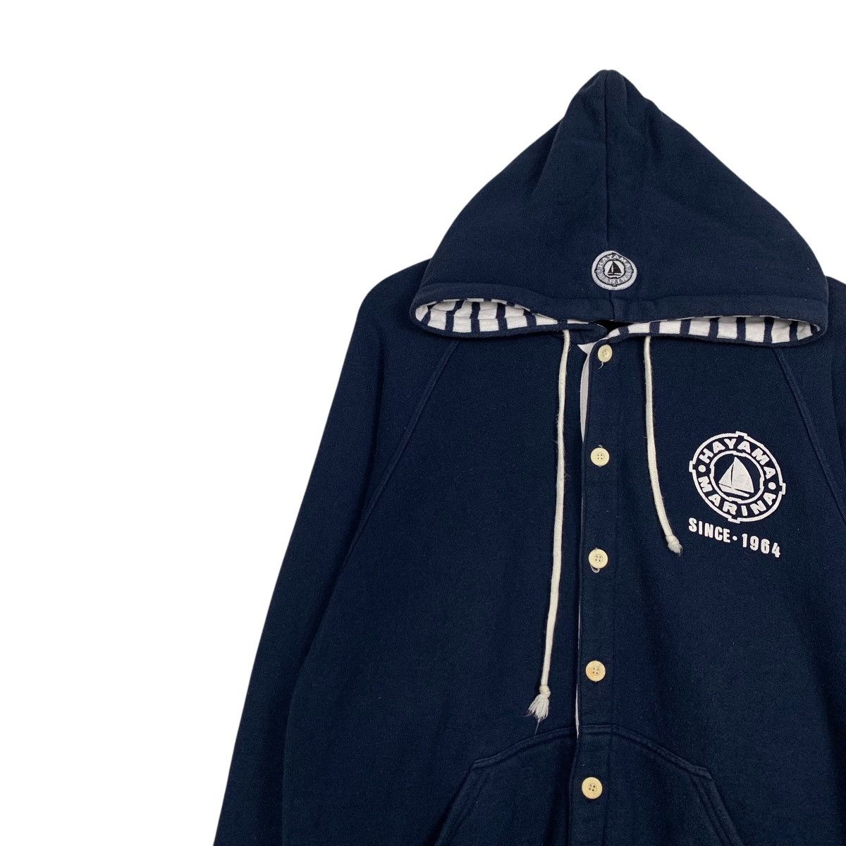 Japanese Brand HAYAMA MARINA Yacht Club Varsity Hoodies #2234-C99 Size US M / EU 48-50 / 2 - 6 Thumbnail