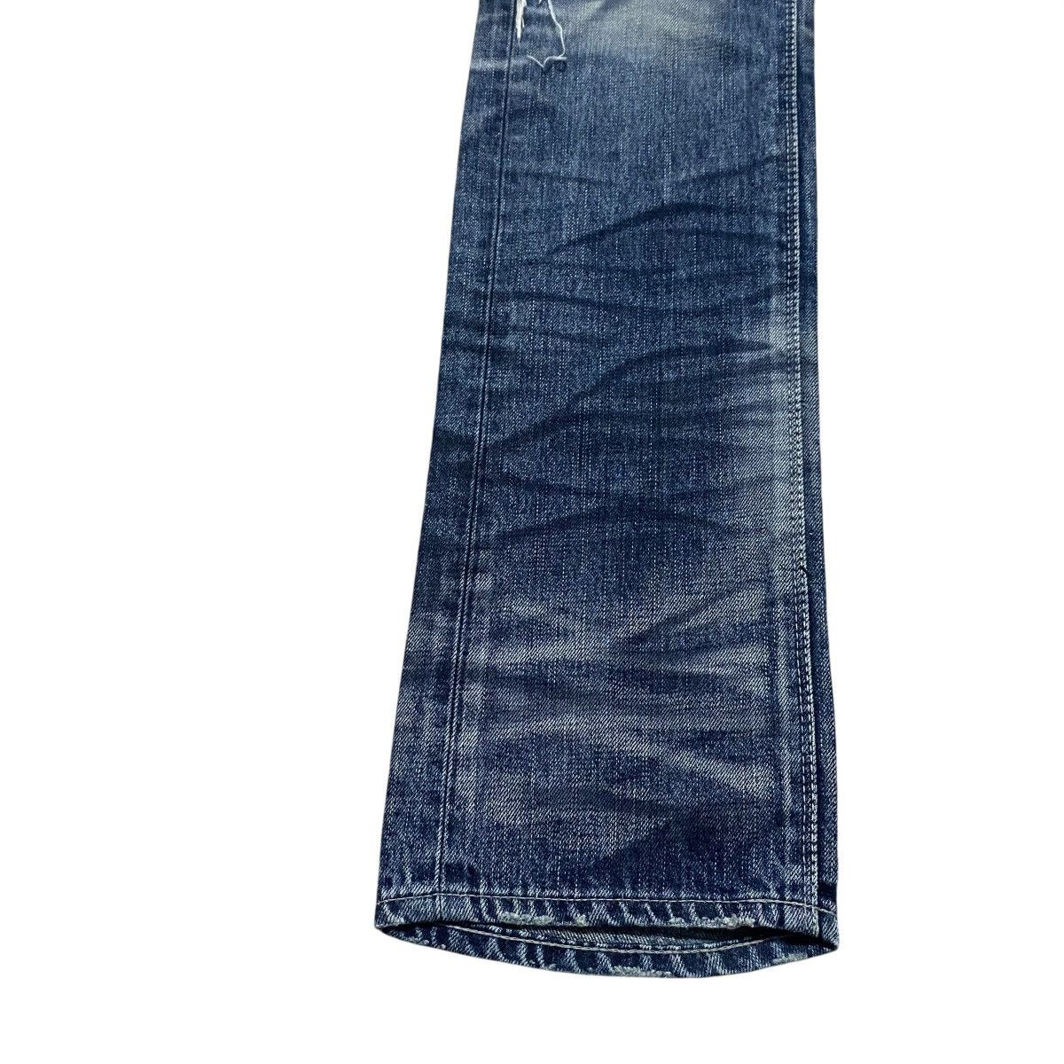 GOSTAR DE FUGA Gostar De Fuga Whiskers Denim Distressed Jeans Size US 33 - 10 Thumbnail