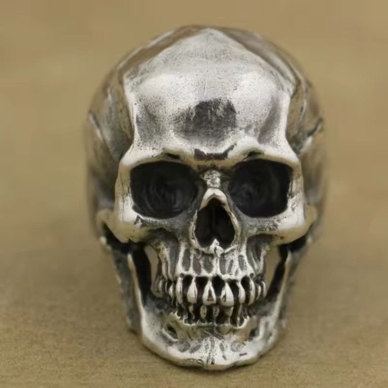 Jewelry Retro Personality Skull Ring Size ONE SIZE - 2 Thumbnail
