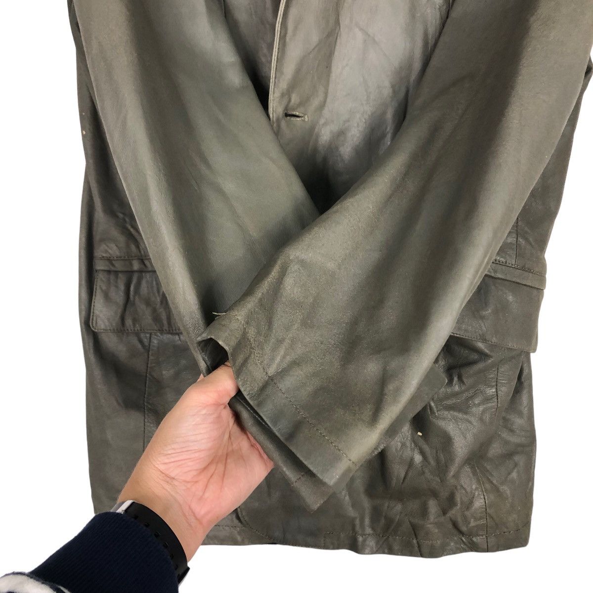 Japanese Brand 🔥Vtg Leather Jacket Chore Allegri Issey Miyake Japan Size US M / EU 48-50 / 2 - 13 Thumbnail