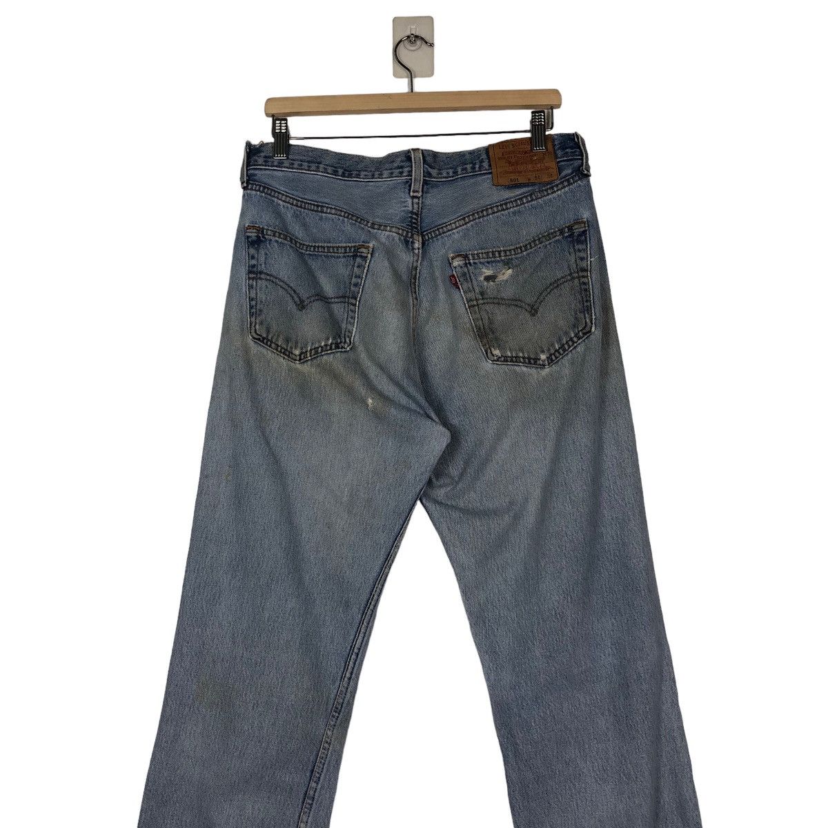 Levi's 🔥VINTAGE DENIM JEANS DISTRESSED LEVI’S 501 MADE IN USA Size US 32 / EU 48 - 11 Thumbnail