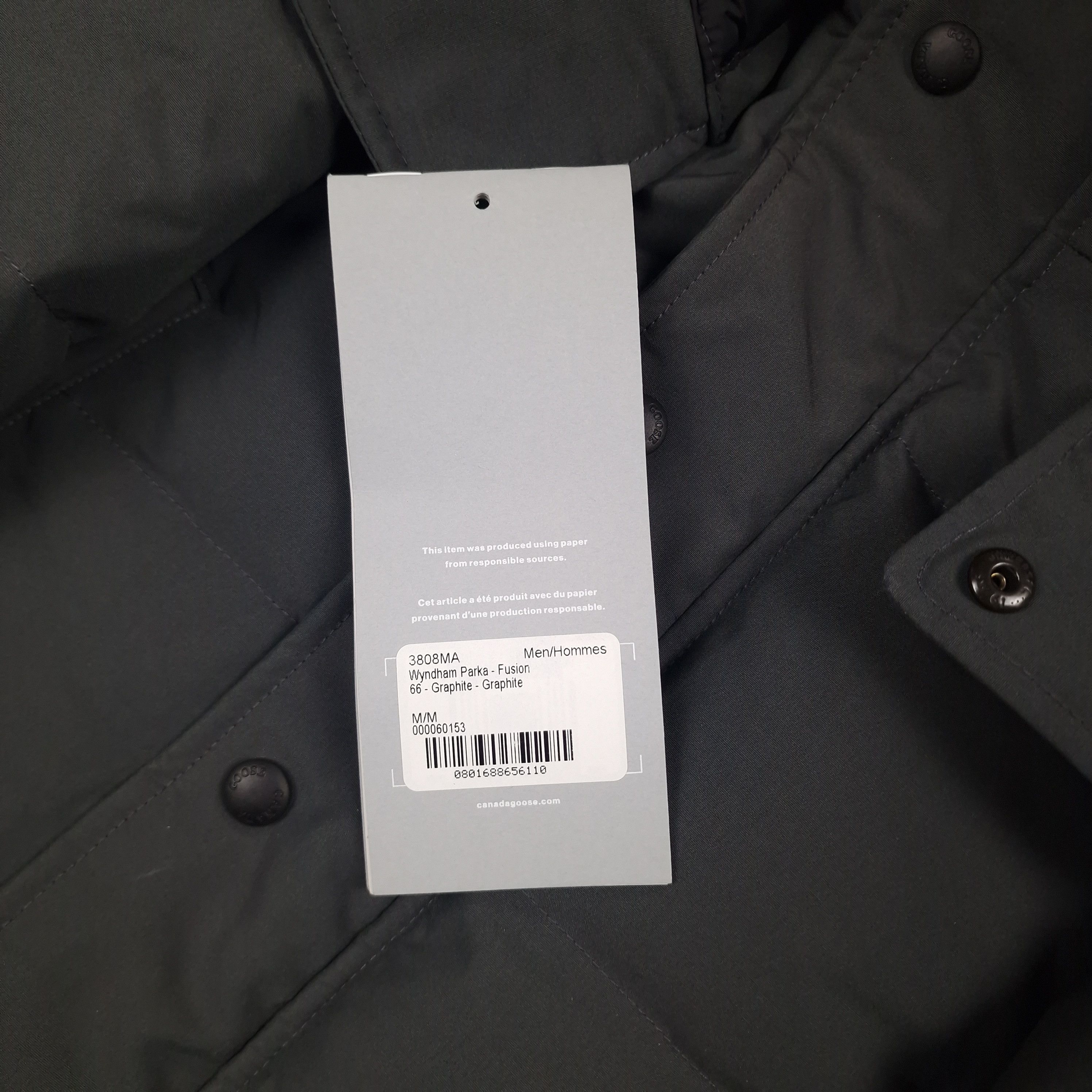 Canada Goose Canada Goose Wyndham Parka | Graphite | With Tags | Medium Size US M / EU 48-50 / 2 - 6 Thumbnail